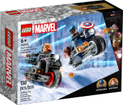 LEGO set 76260-1 Black Widow & Captain America Motorcycles - Image 2