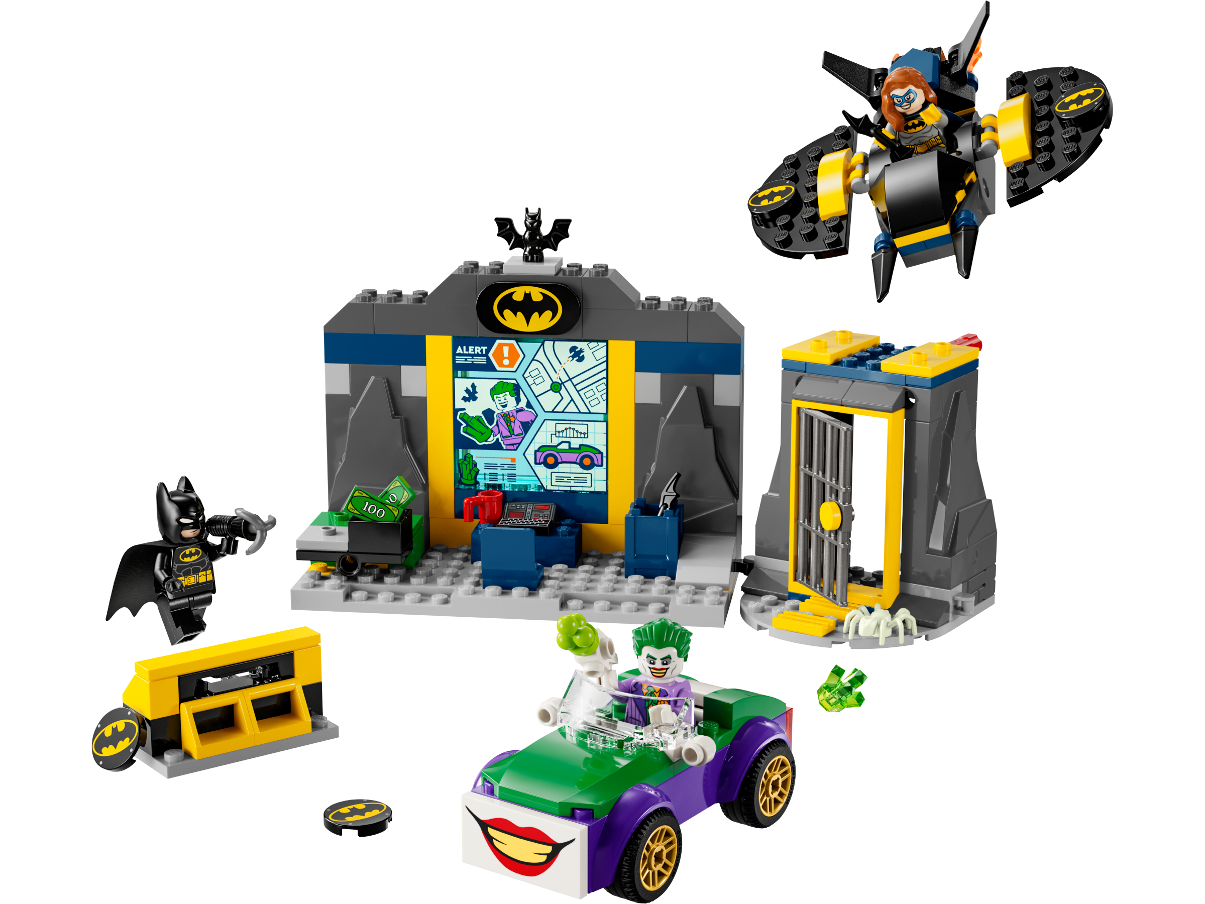 LEGO set 76272-1 The Batcave with Batman, Batgirl and The Joker - Image 1