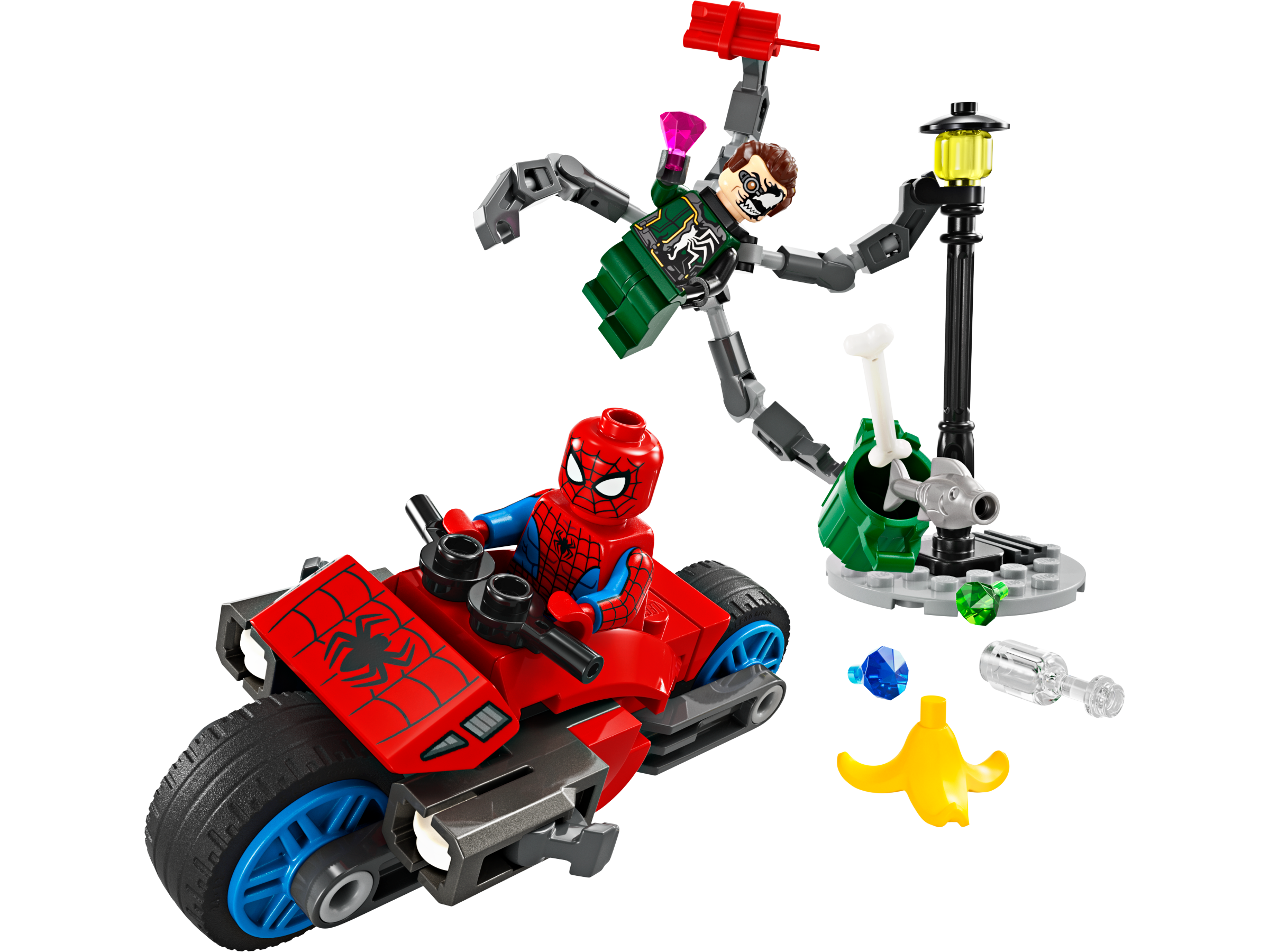 LEGO set 76275-1 Motorcycle Chase: Spider-Man vs. Doc Ock - Image 1