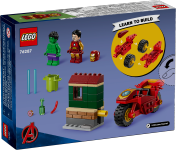 LEGO set 76287-1 Iron Man with Bike and The Hulk - Image 5