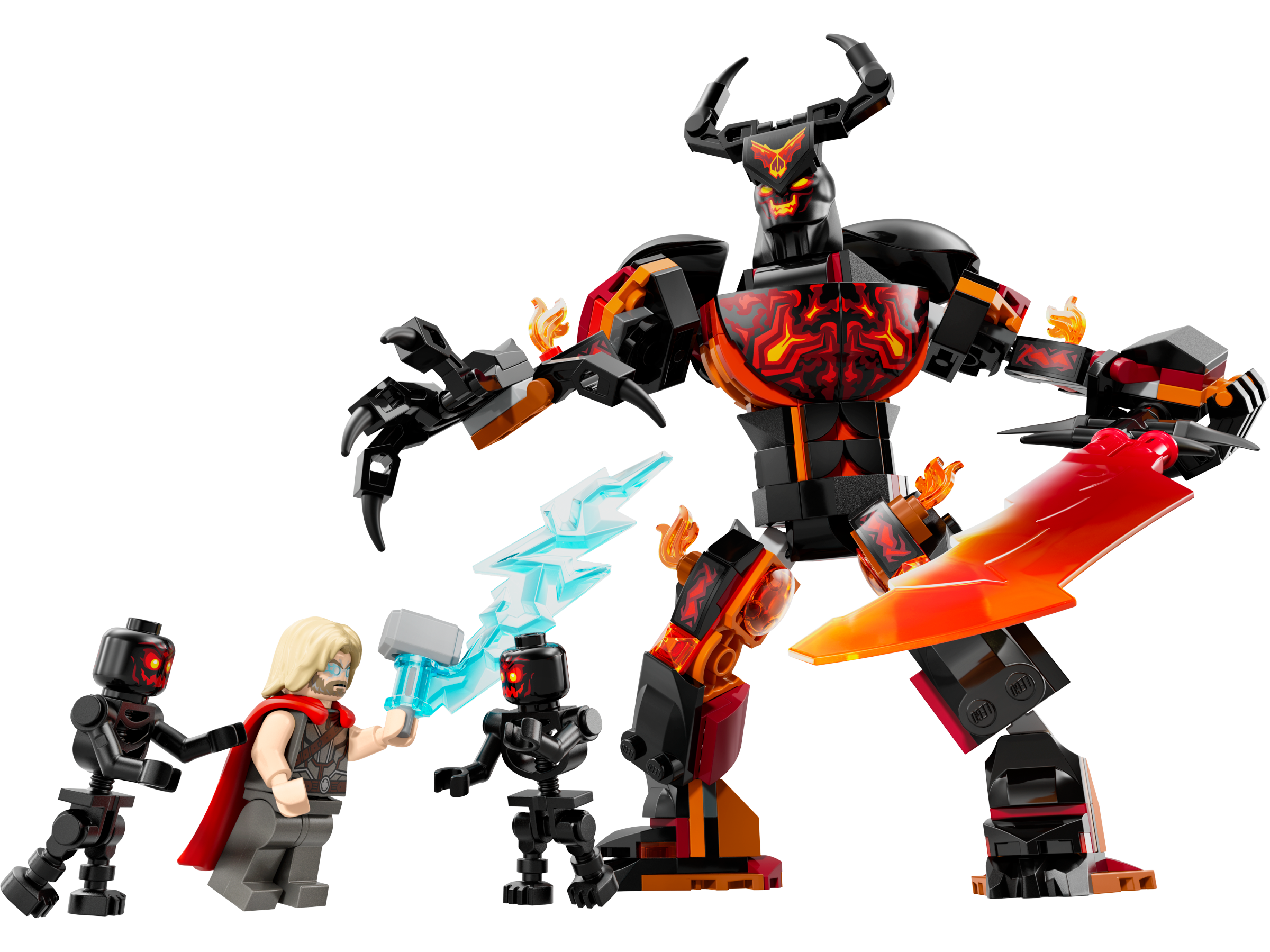 LEGO set 76289-1 Thor vs. Surtur Construction Figure - Image 1