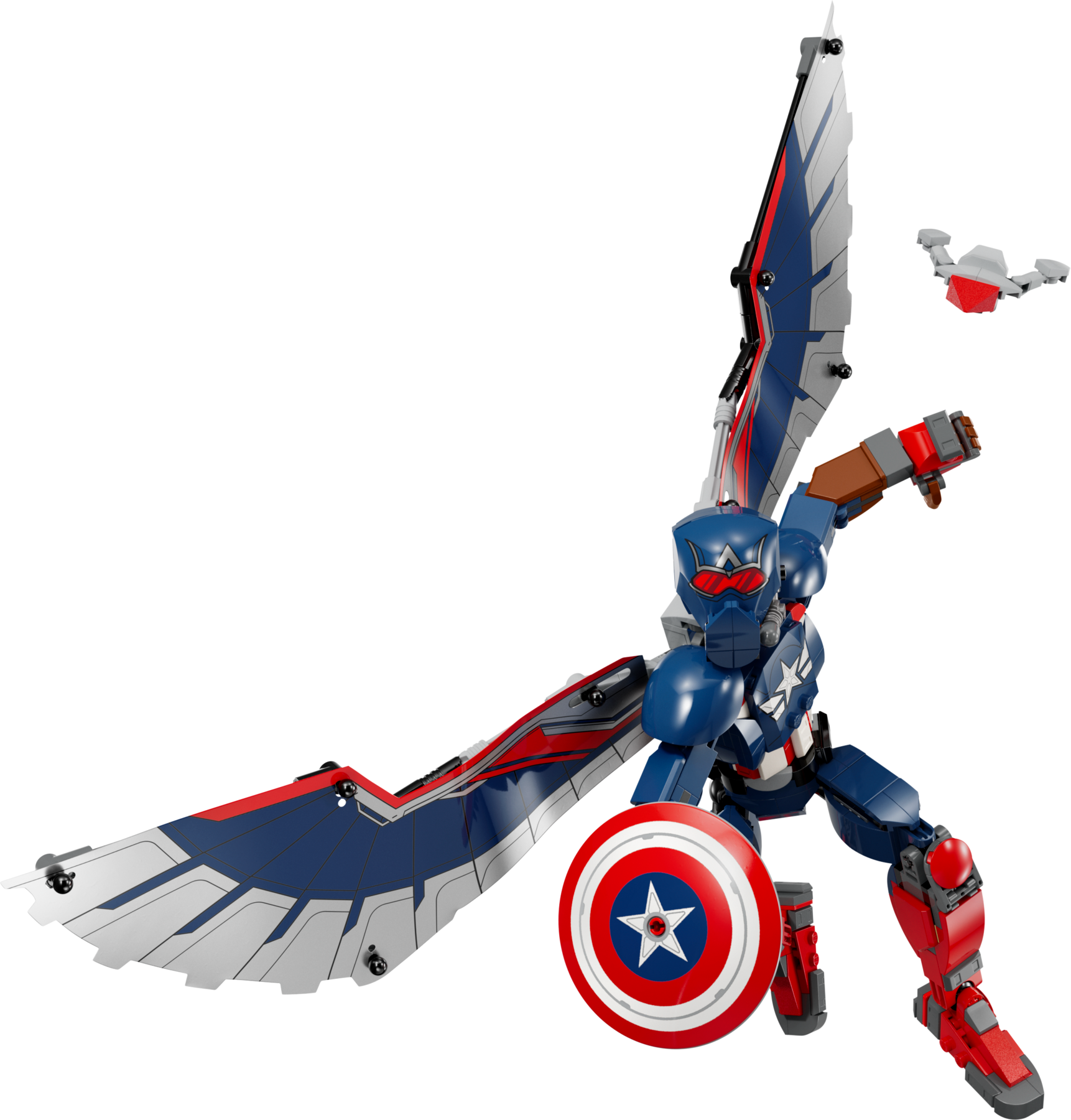 LEGO set 76296-1 New Captain America Construction Figure - Image 1