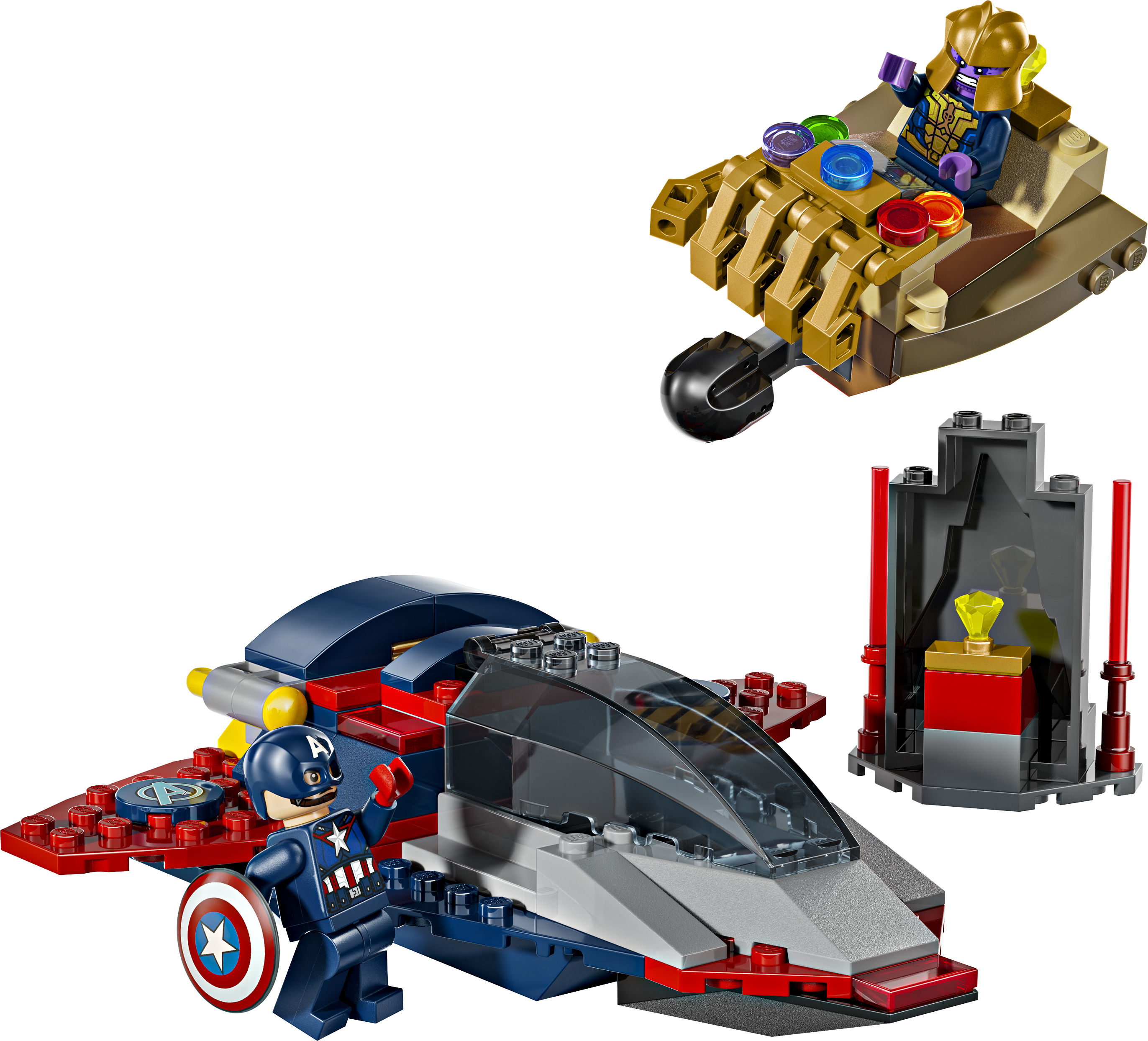 LEGO set 76319-1 Captain America vs. Thanos - Image 1