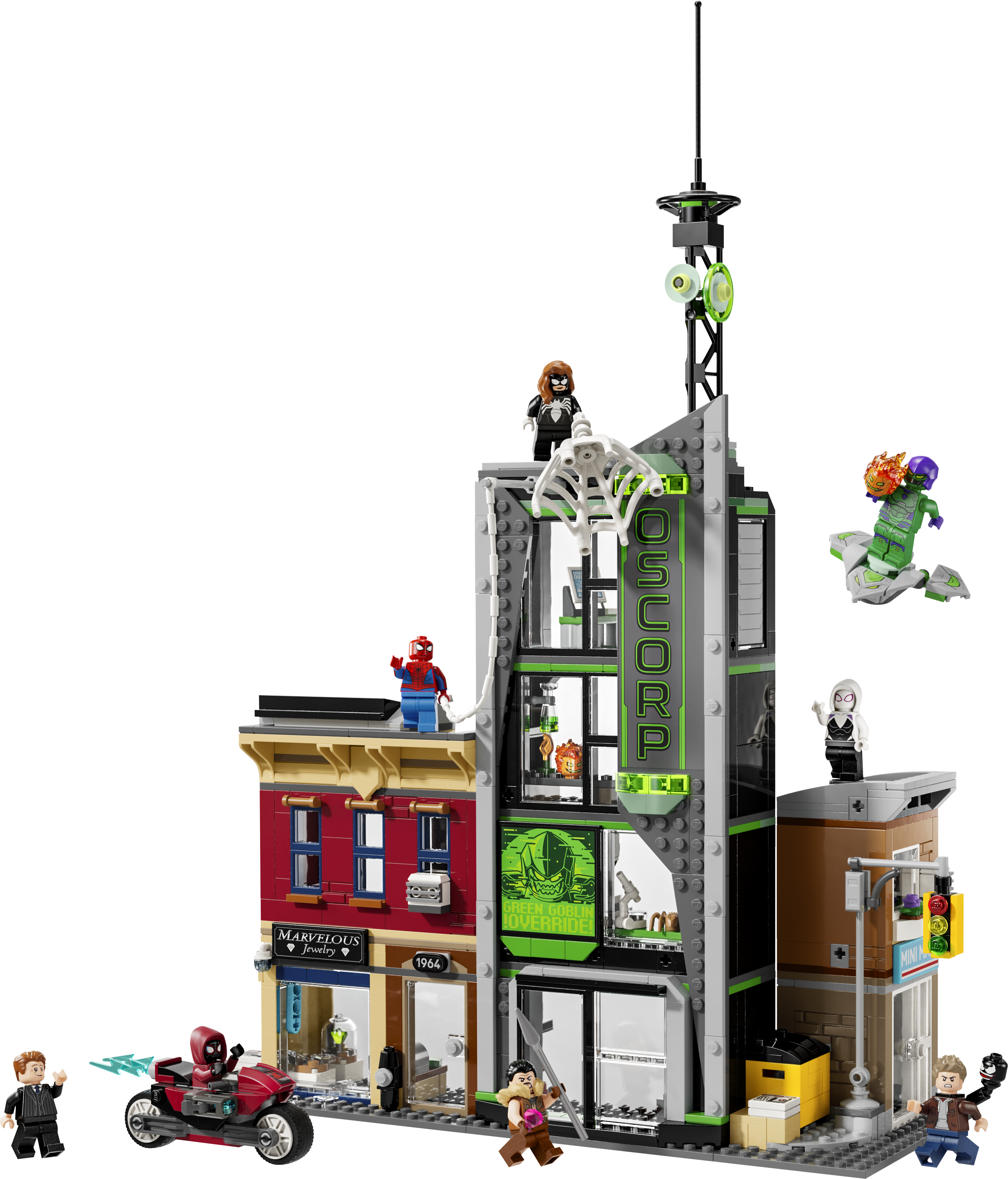 LEGO set 76324-1 Spider-Man vs. Oscorp - Image 1
