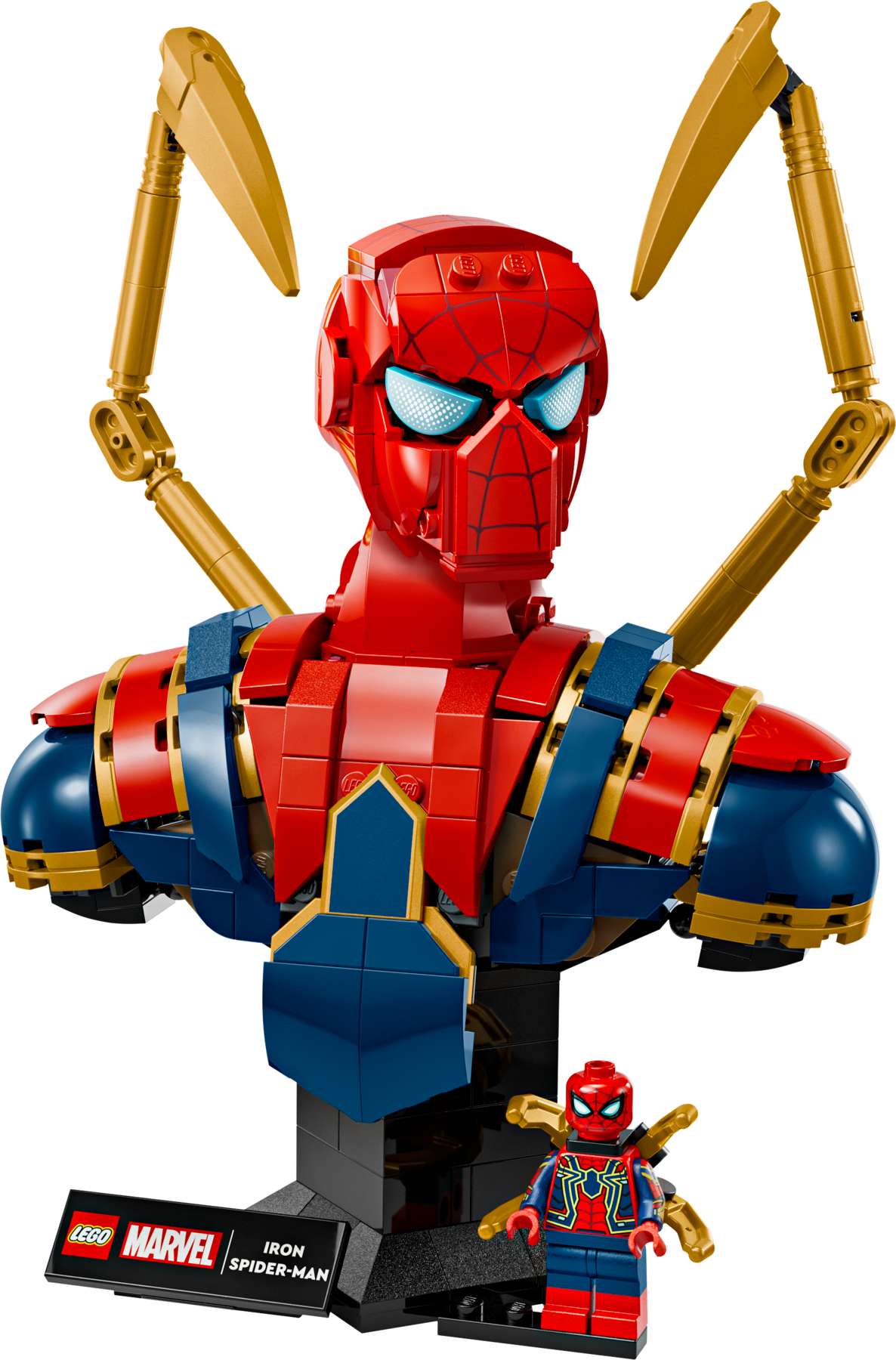 LEGO set 76326-1 Iron Spider-Man Bust - Image 1