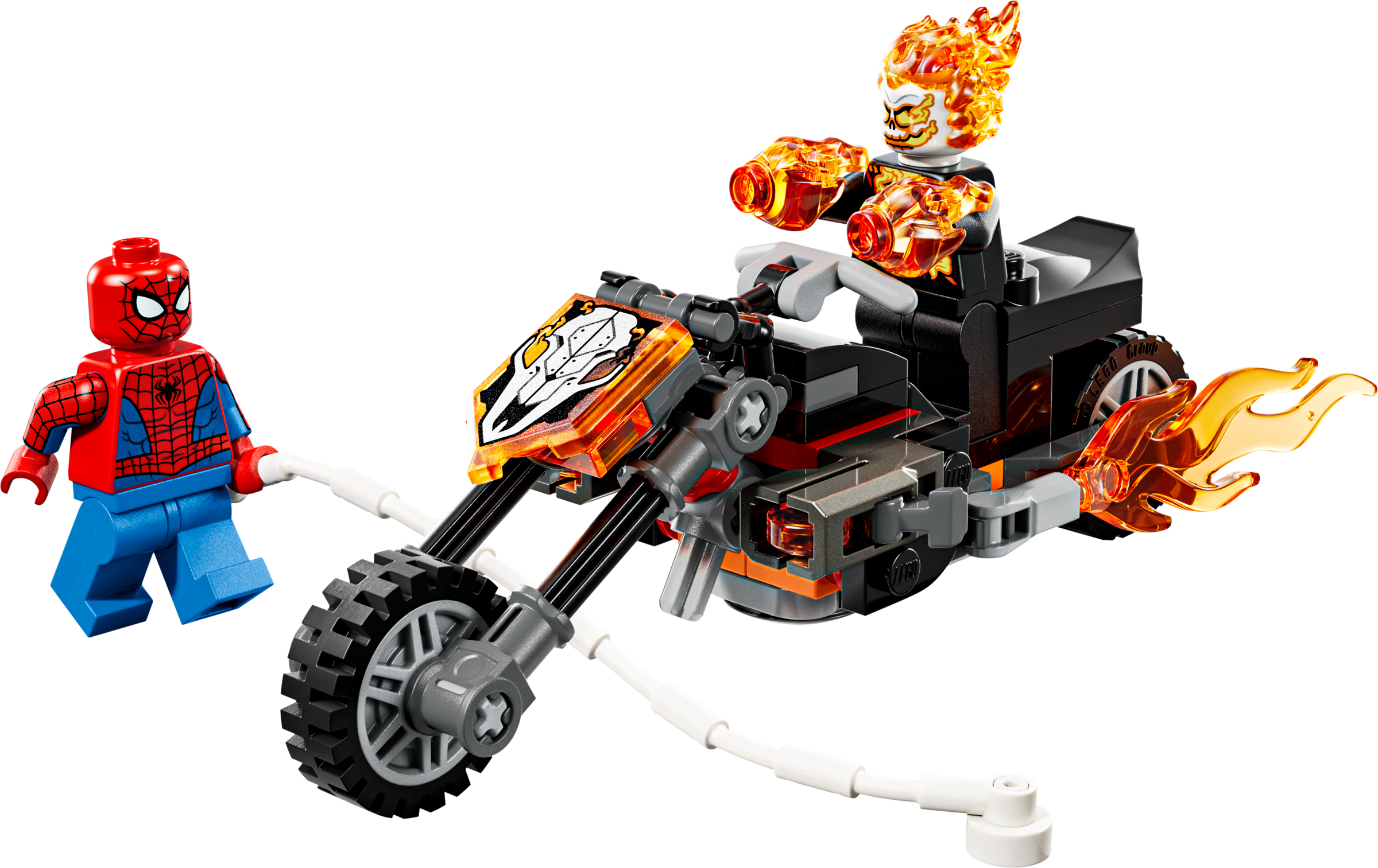 LEGO set 76335-1 Spider-Man vs. Ghost Rider Motorcycle - Image 1