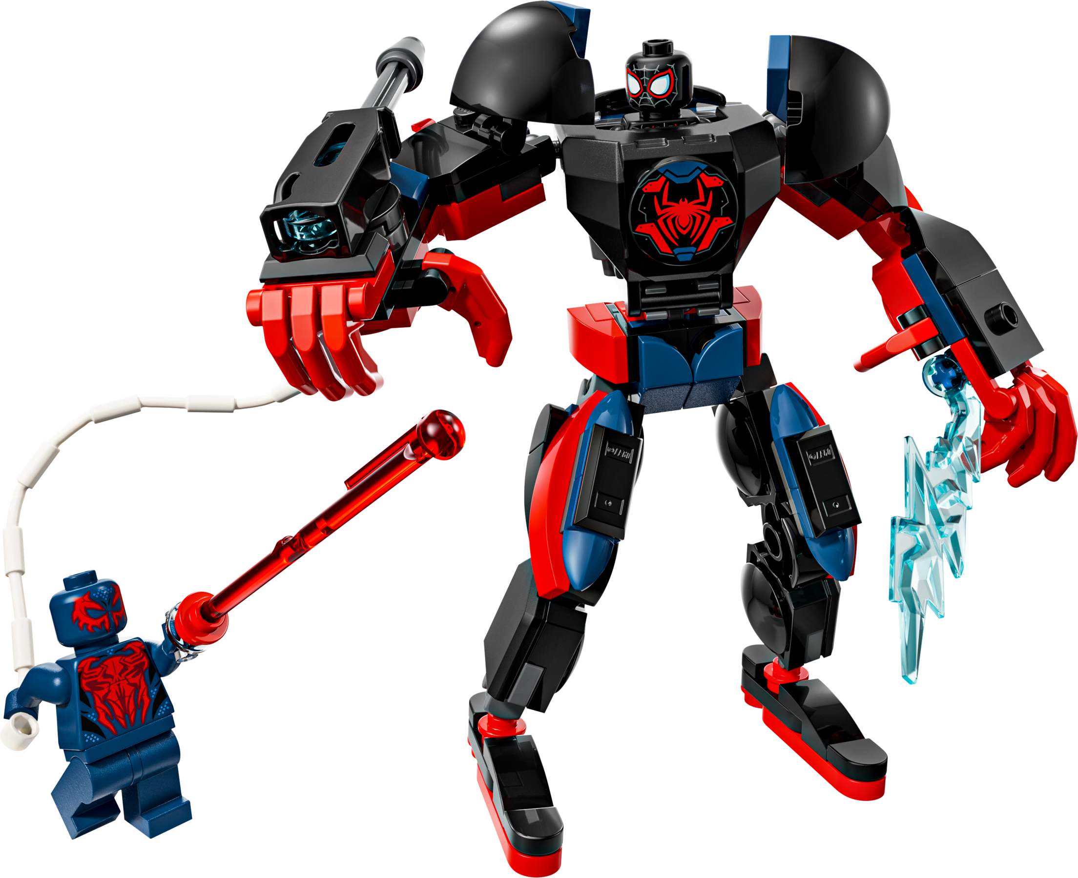 LEGO set 76337-1 Miles Morales Mech vs. Spider-Man 2099 - Image 1