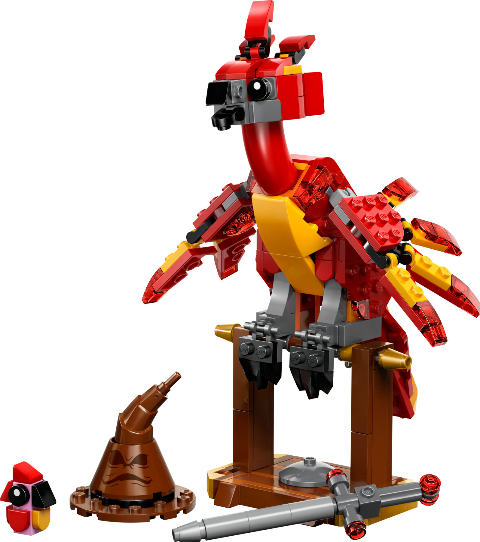 LEGO set 76448-1 Fawkes: Dumbledore's Phoenix - Image 1