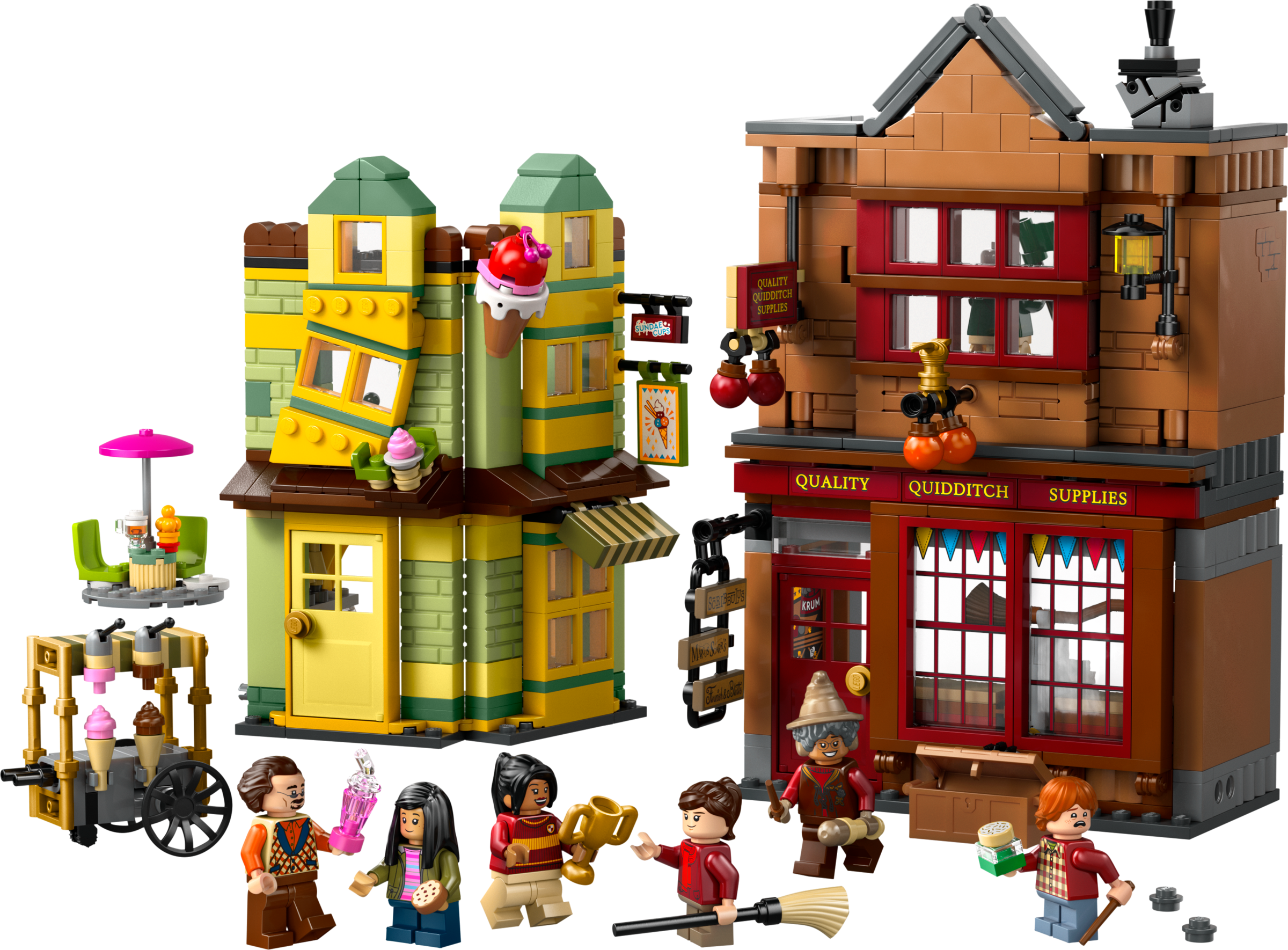 LEGO set 76452-1 Quality Quidditch Supplies & Ice Cream Parlour - Image 1