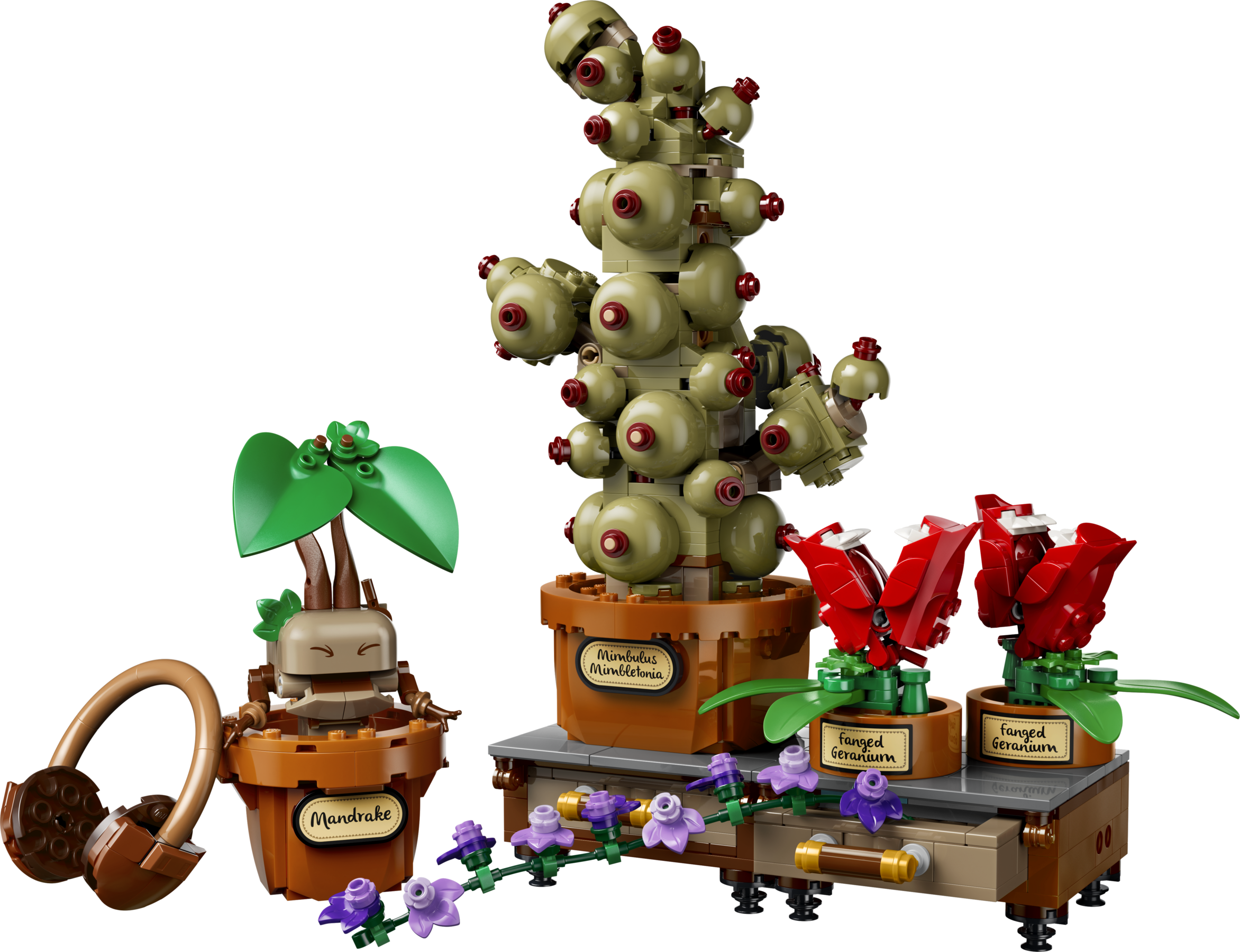LEGO set 76474-1 Hogwarts Herbology Plants - Image 1
