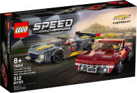 LEGO set 76903-1 Chevrolet Corvette C8.R Race Car and 1969 Chevrolet Corvette - Image 2