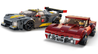 LEGO set 76903-1 Chevrolet Corvette C8.R Race Car and 1969 Chevrolet Corvette - Image 4