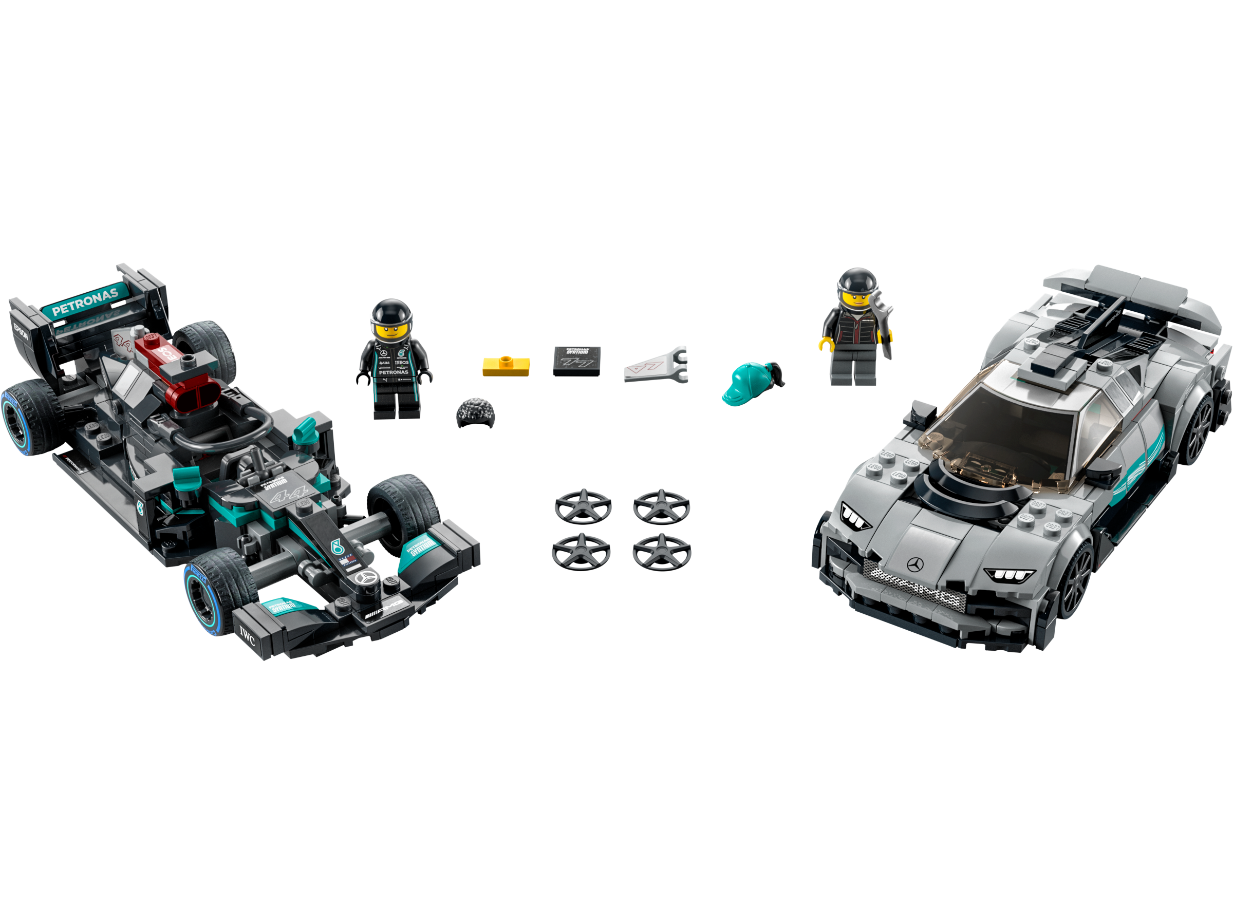 LEGO set 76909-1 Mercedes-AMG F1 W12 E Performance & Mercedes-AMG Project One - Image 1