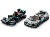LEGO set 76909-1 Mercedes-AMG F1 W12 E Performance & Mercedes-AMG Project One - Image 4