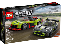 LEGO set 76910-1 Aston Martin Valkyrie AMR Pro and Aston Martin Vantage GT3 - Image 2