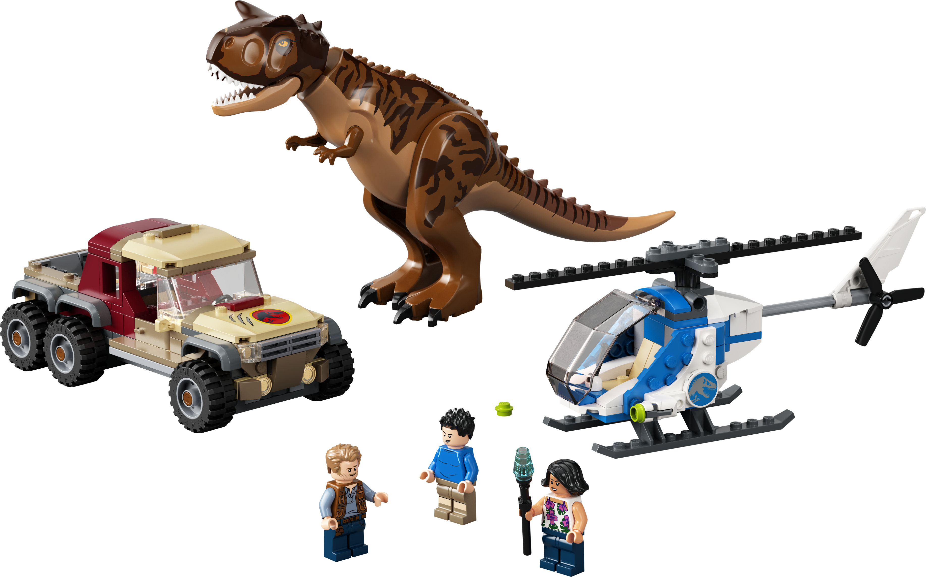 LEGO set 76941-1 Carnotaurus Dinosaur Chase - Image 1