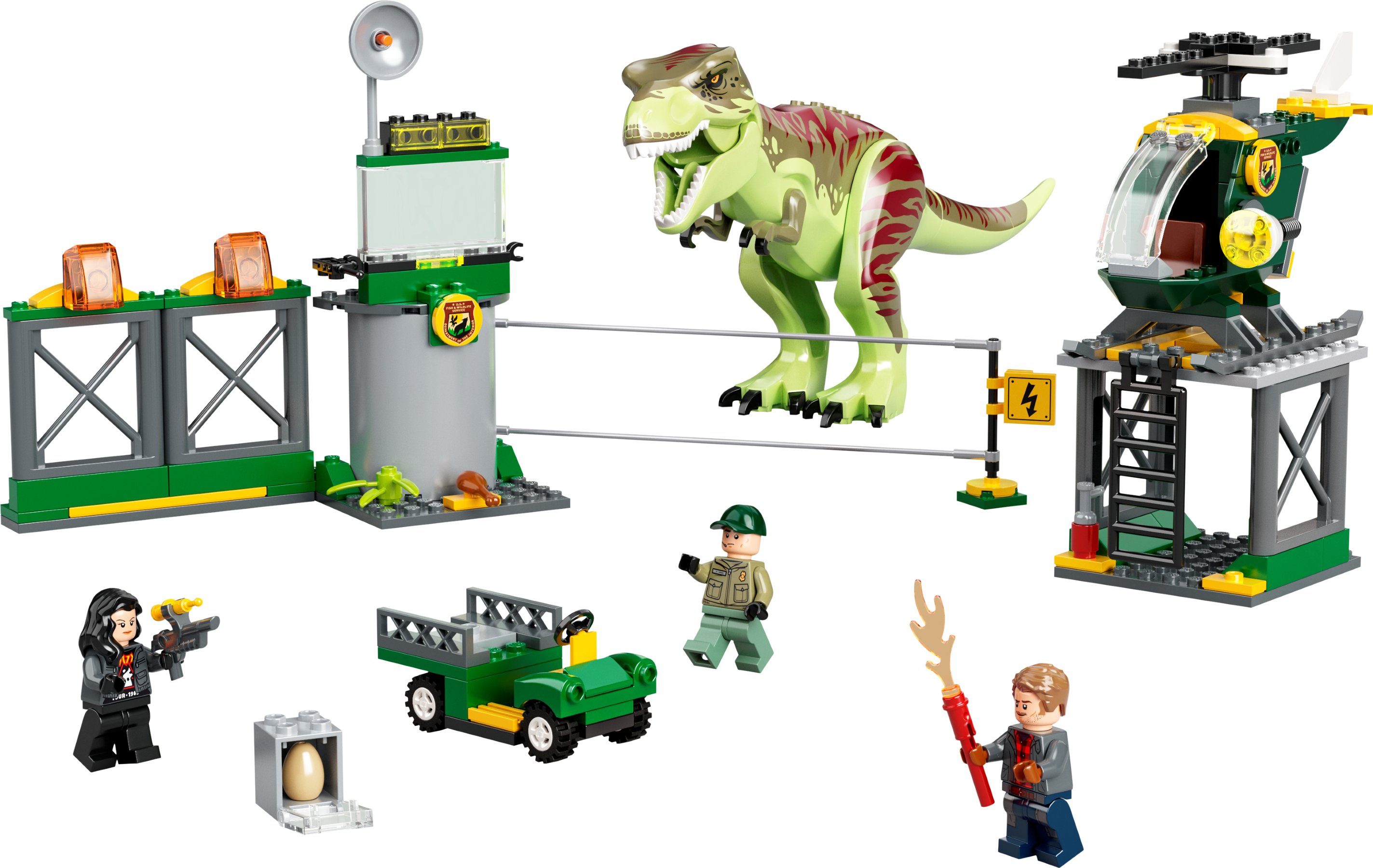LEGO set 76944-1 T. rex Dinosaur Breakout - Image 1