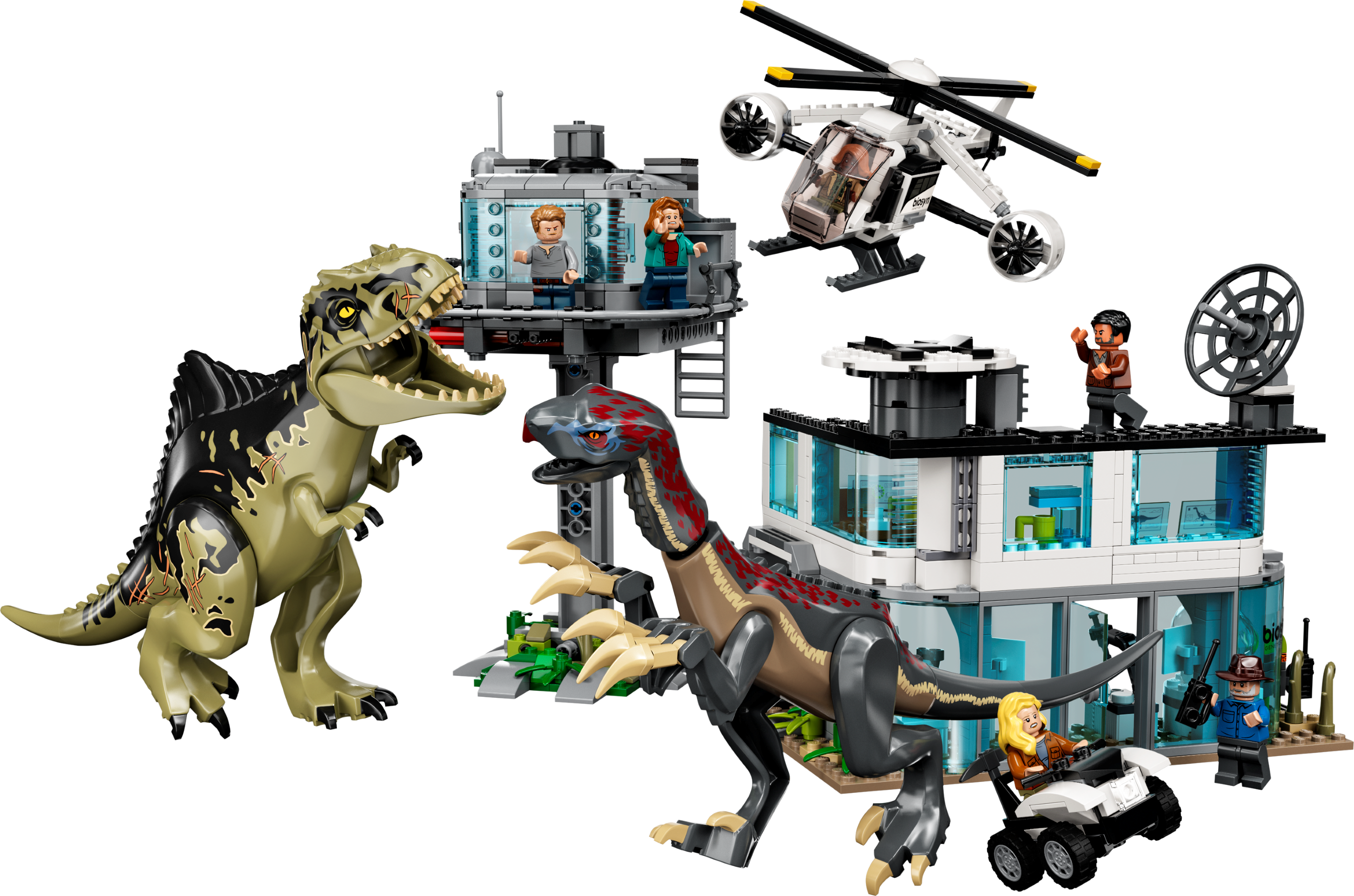 LEGO set 76949-1 Giganotosaurus & Therizinosaurus Attack - Image 1