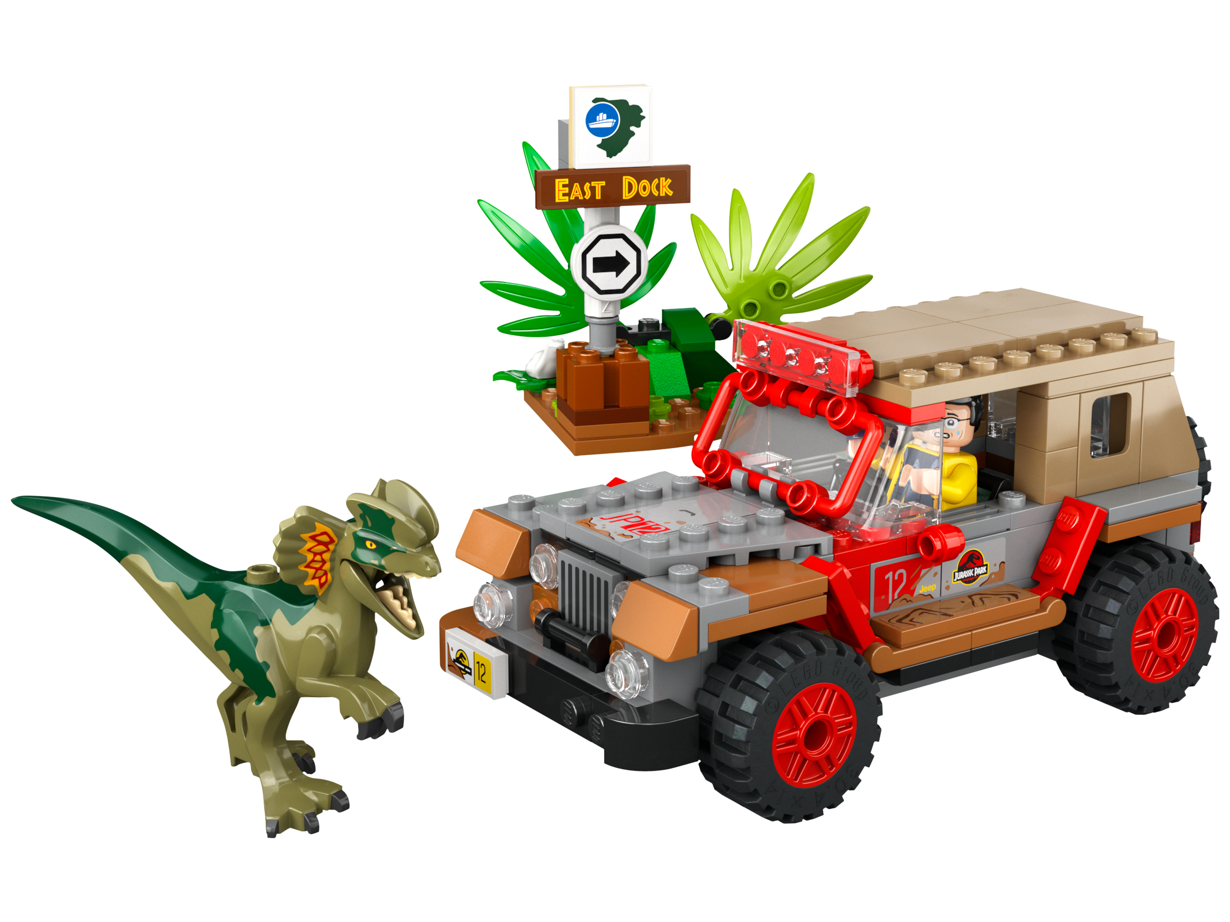 LEGO set 76958-1 Dilophosaurus Ambush - Image 1