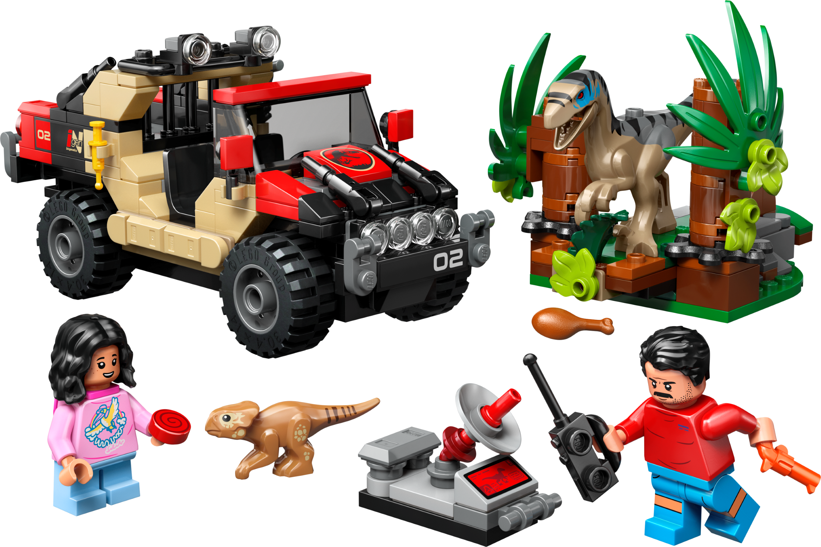 LEGO set 76972-1 Raptor Off-Road Escape - Image 1