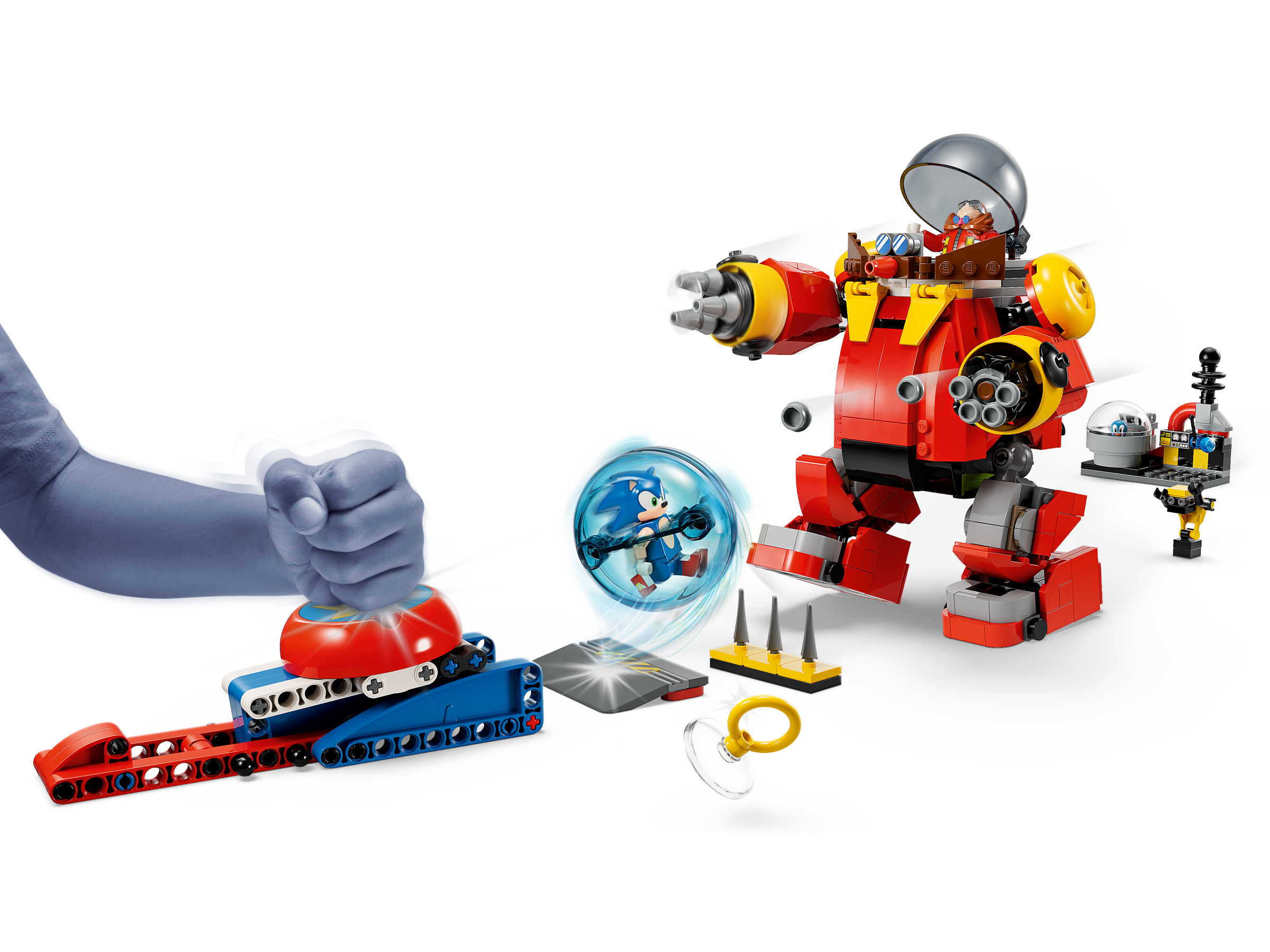LEGO set 76993-1 Sonic vs Dr Eggman's Death Egg Robot - Image 1