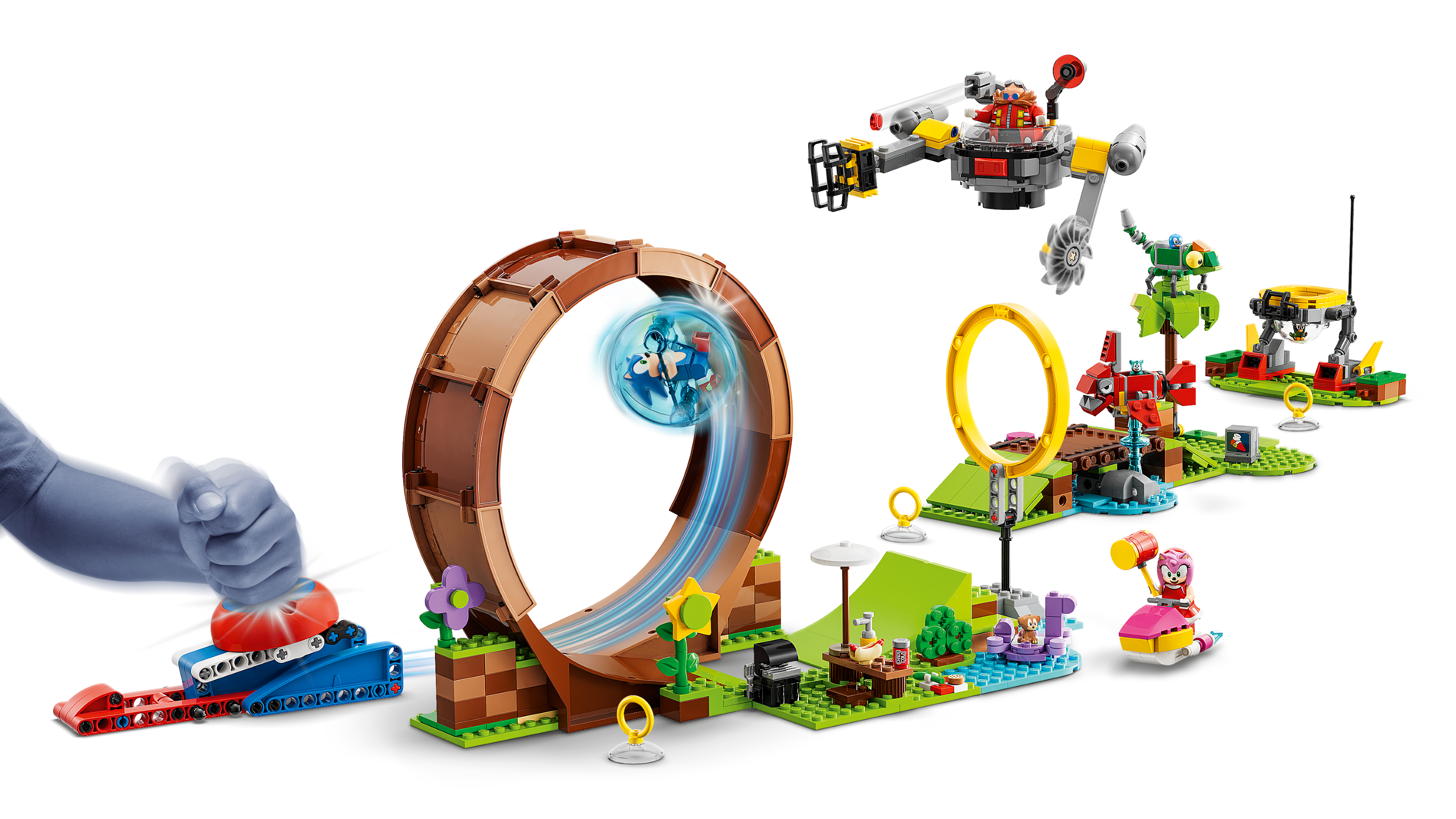 LEGO set 76994-1 Sonic's Green Hill Zone Loop Challenge - Image 1