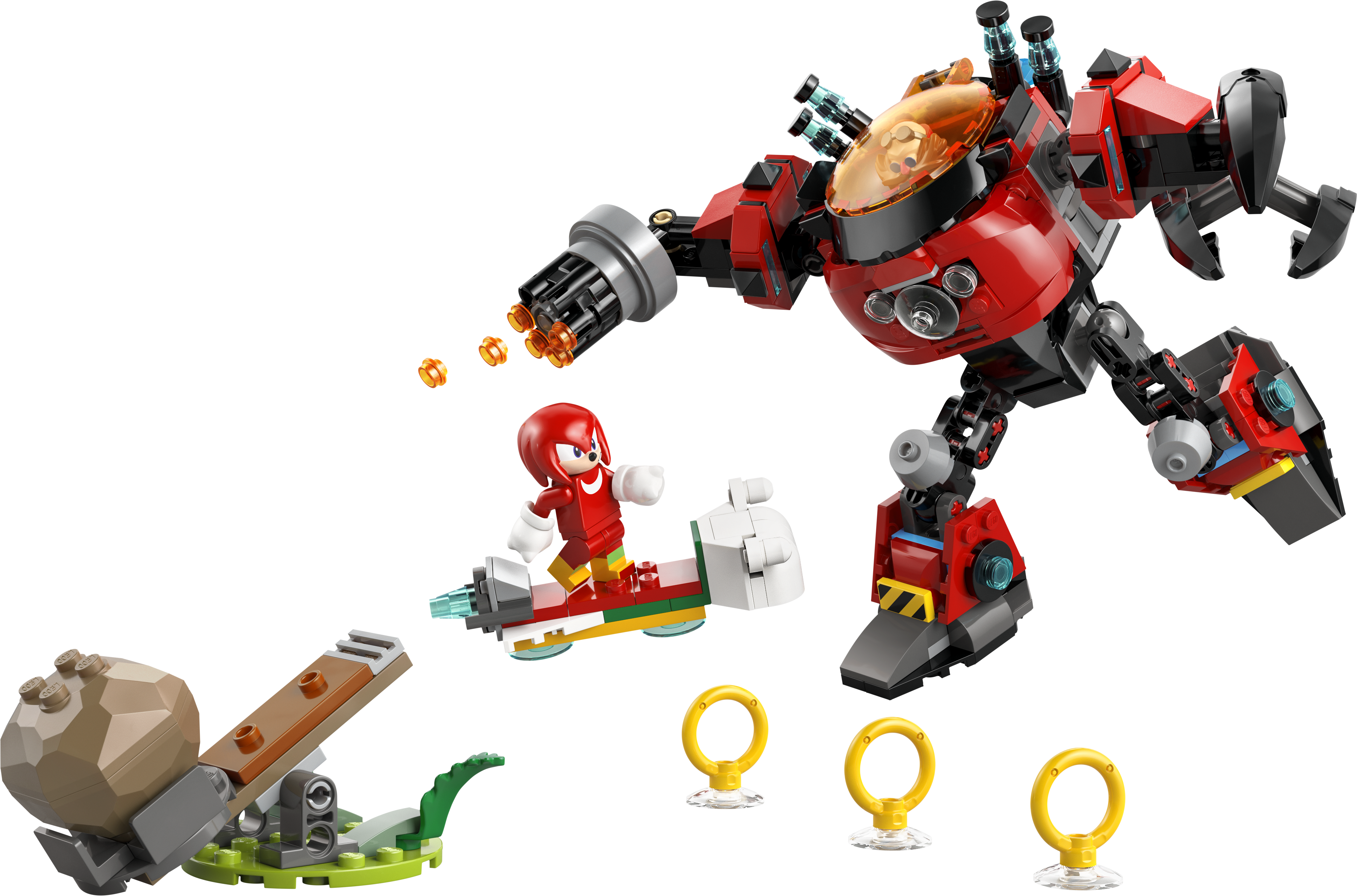 LEGO set 77005-1 Knuckles vs. Dr. Eggman Egg Crusher Mech - Image 1