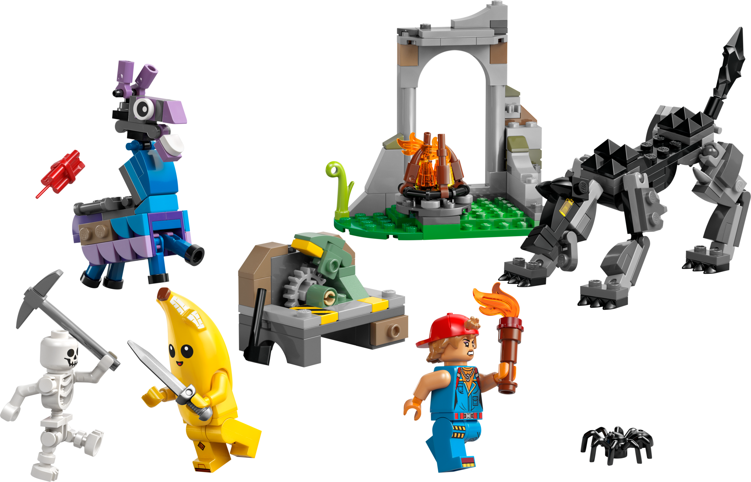 LEGO set 77075-1 Peely & Sparkplug's Camp - Image 1