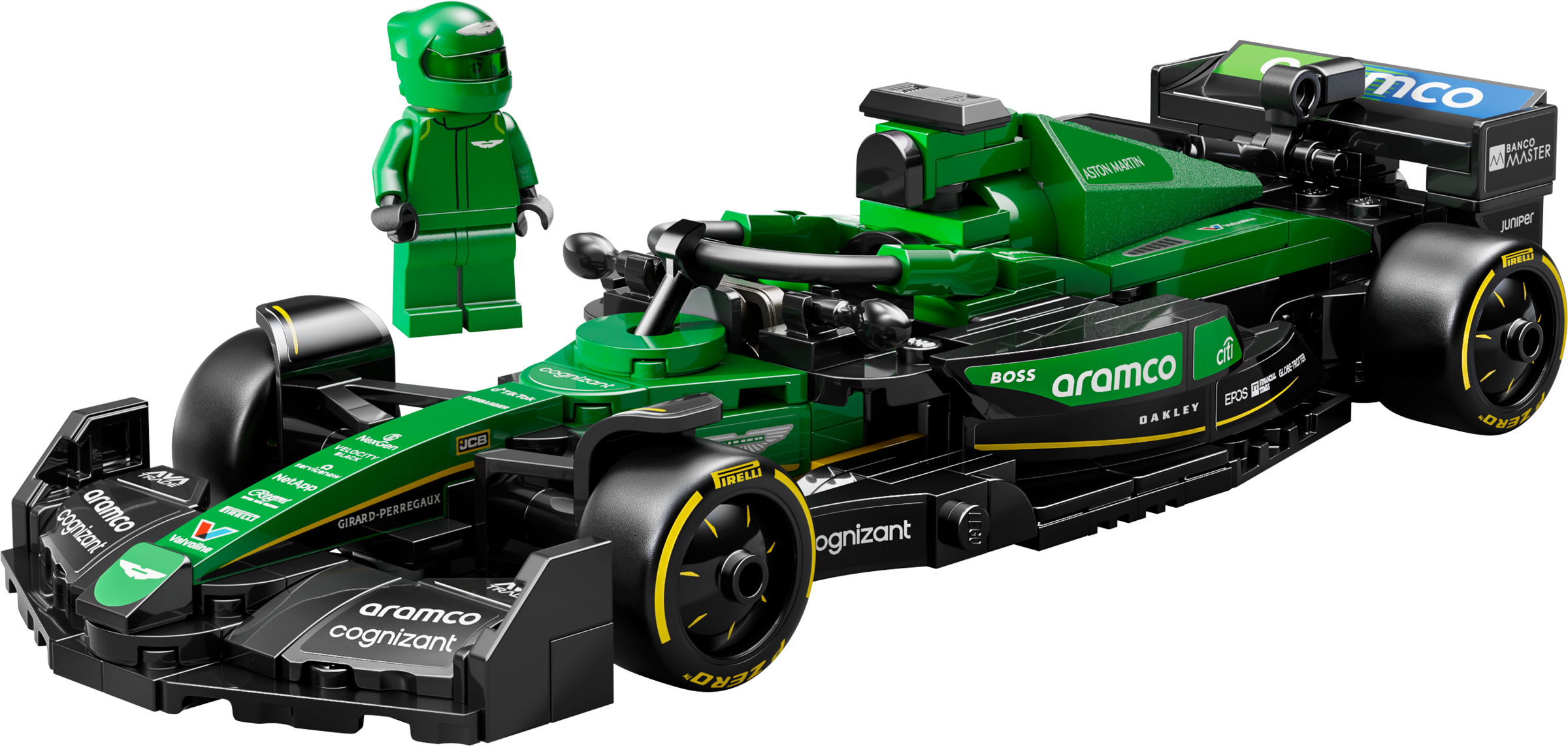 LEGO set 77245-1 Aston Martin Aramco F1 AMR24 Race Car - Image 1