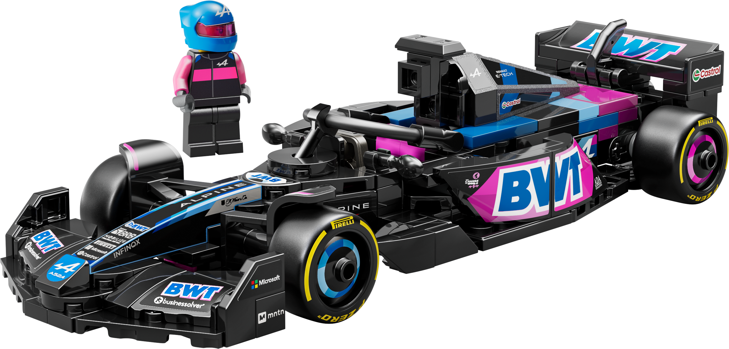 LEGO set 77248-1 BWT Alpine F1 Team A524 Race Car - Image 1