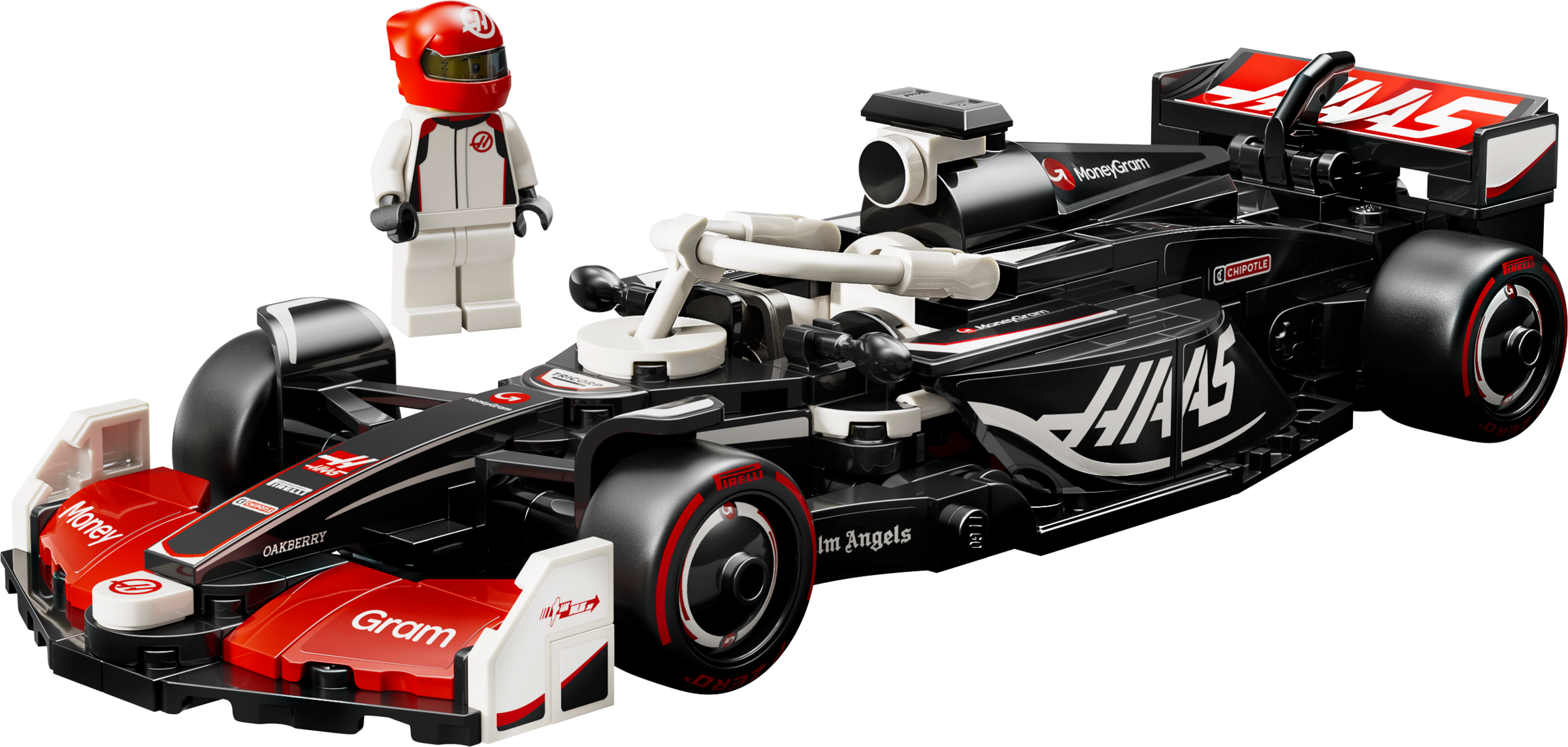 LEGO set 77250-1 MoneyGram Haas F1 Team VF-24 Race Car - Image 1
