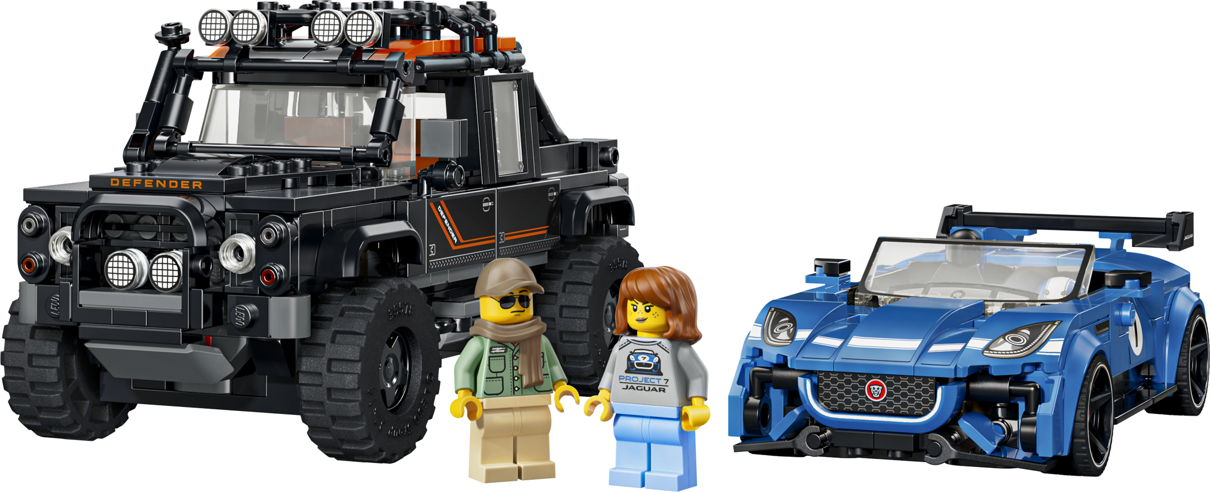 LEGO set 77264-1 Jaguar Project 7 & Land Rover Defender - Image 1