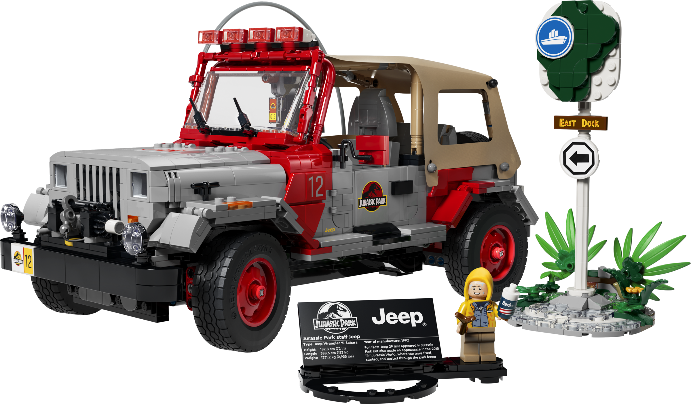 LEGO set 77984-1 Jurassic Park Jeep Wrangler - Image 1
