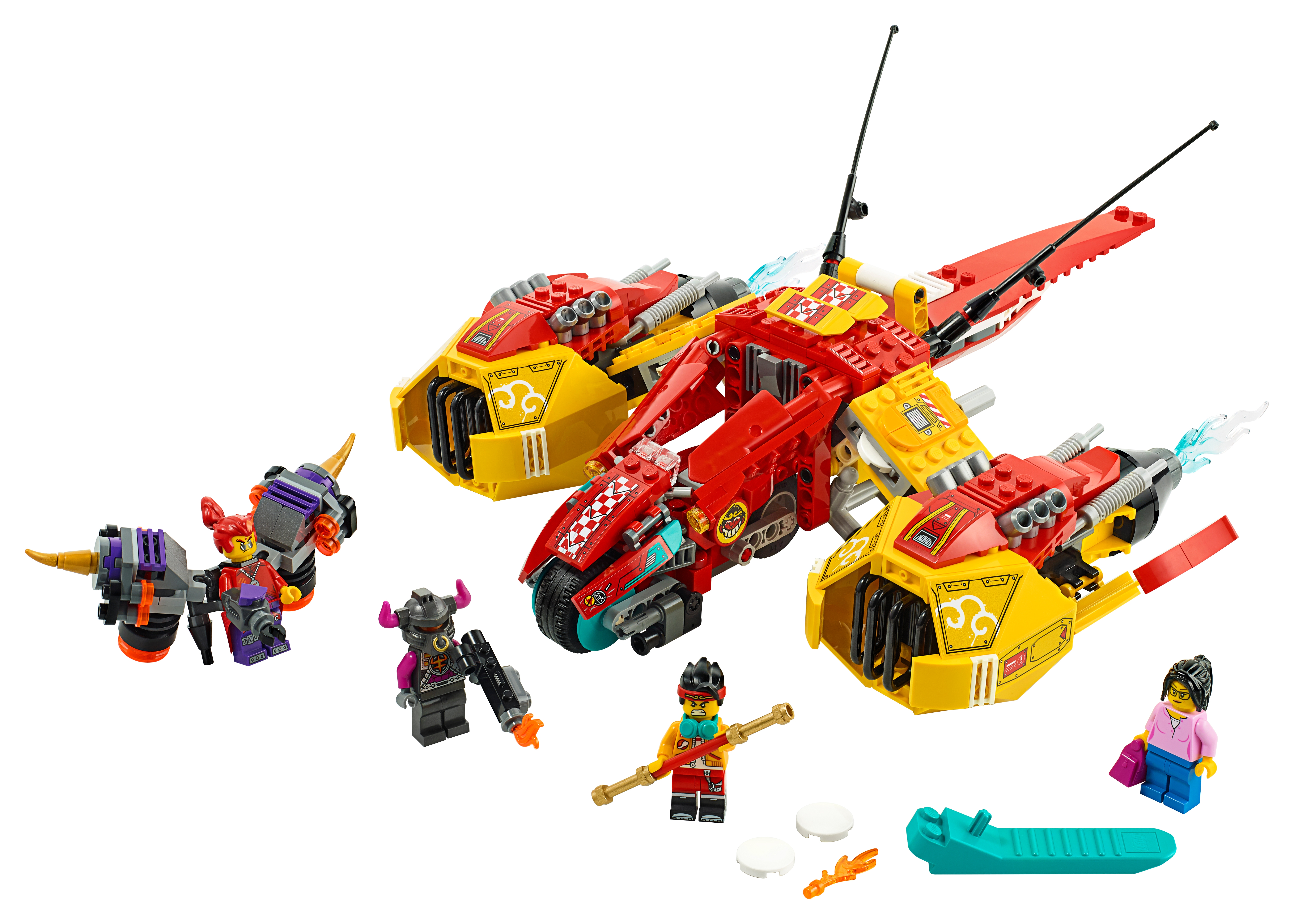 LEGO set 80008-1 Monkie Kid's Cloud Jet - Image 1