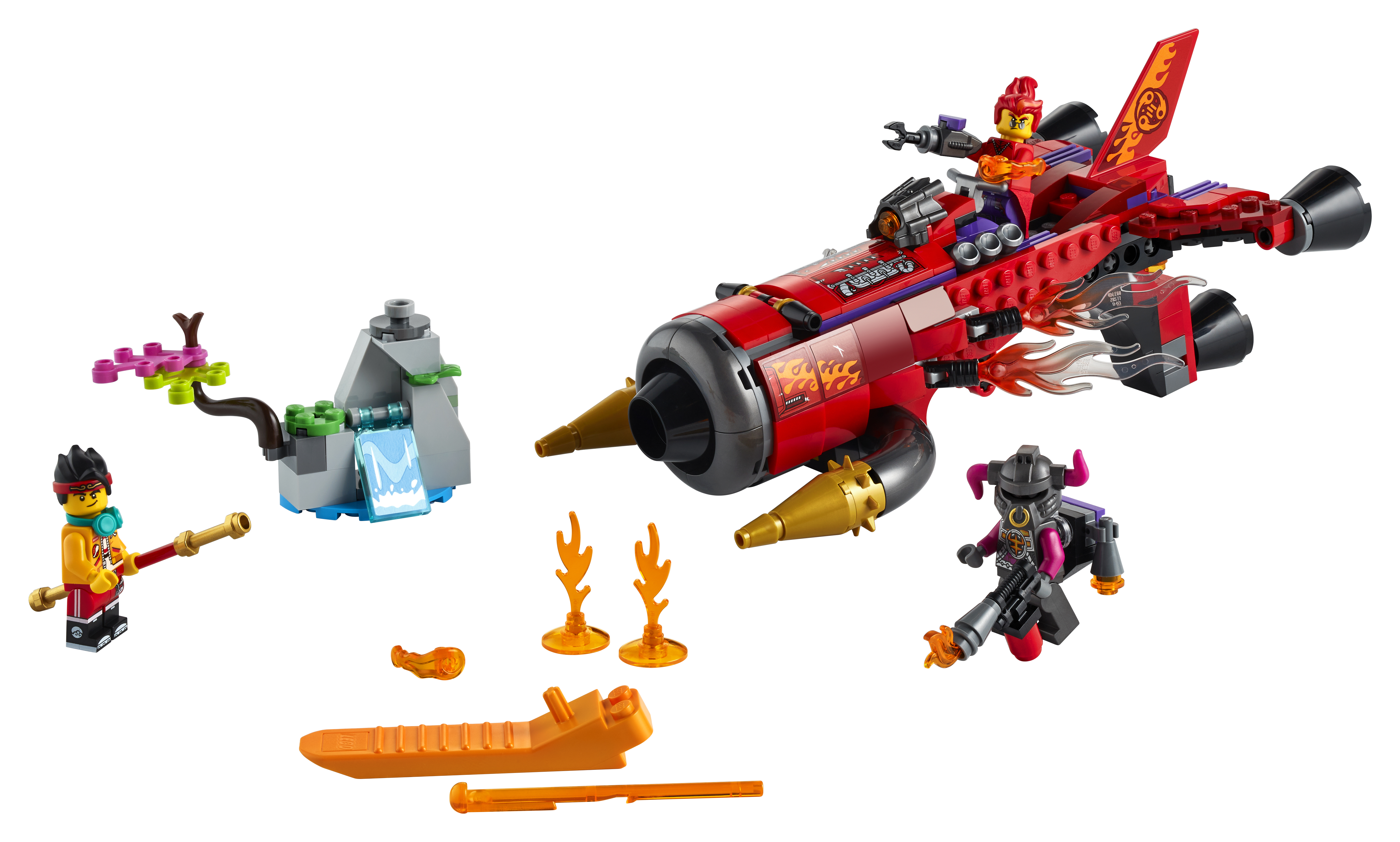 LEGO set 80019-1 Red Son's Inferno Jet - Image 1