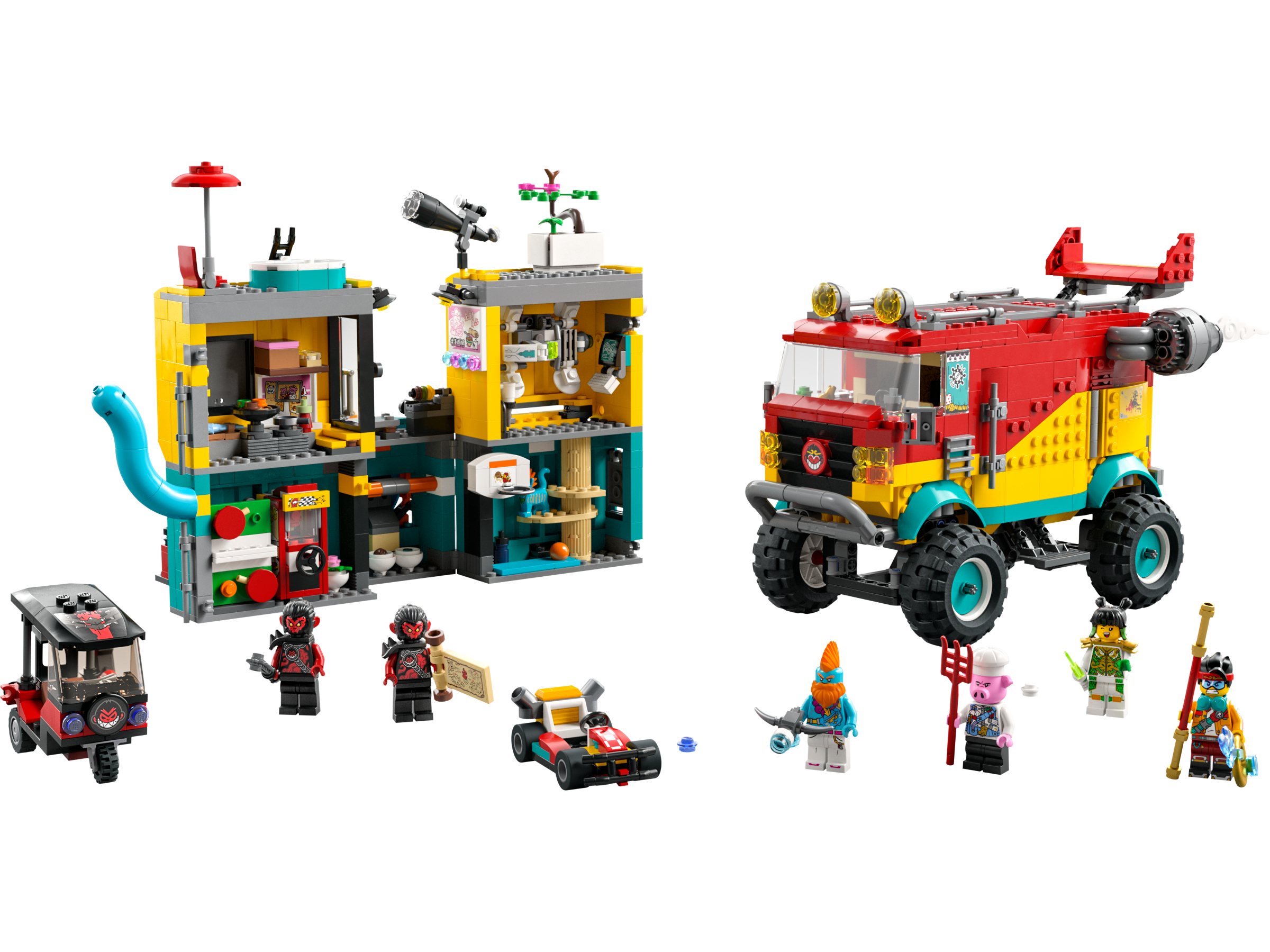 LEGO set 80038-1 Monkie Kid's Team Van - Image 1