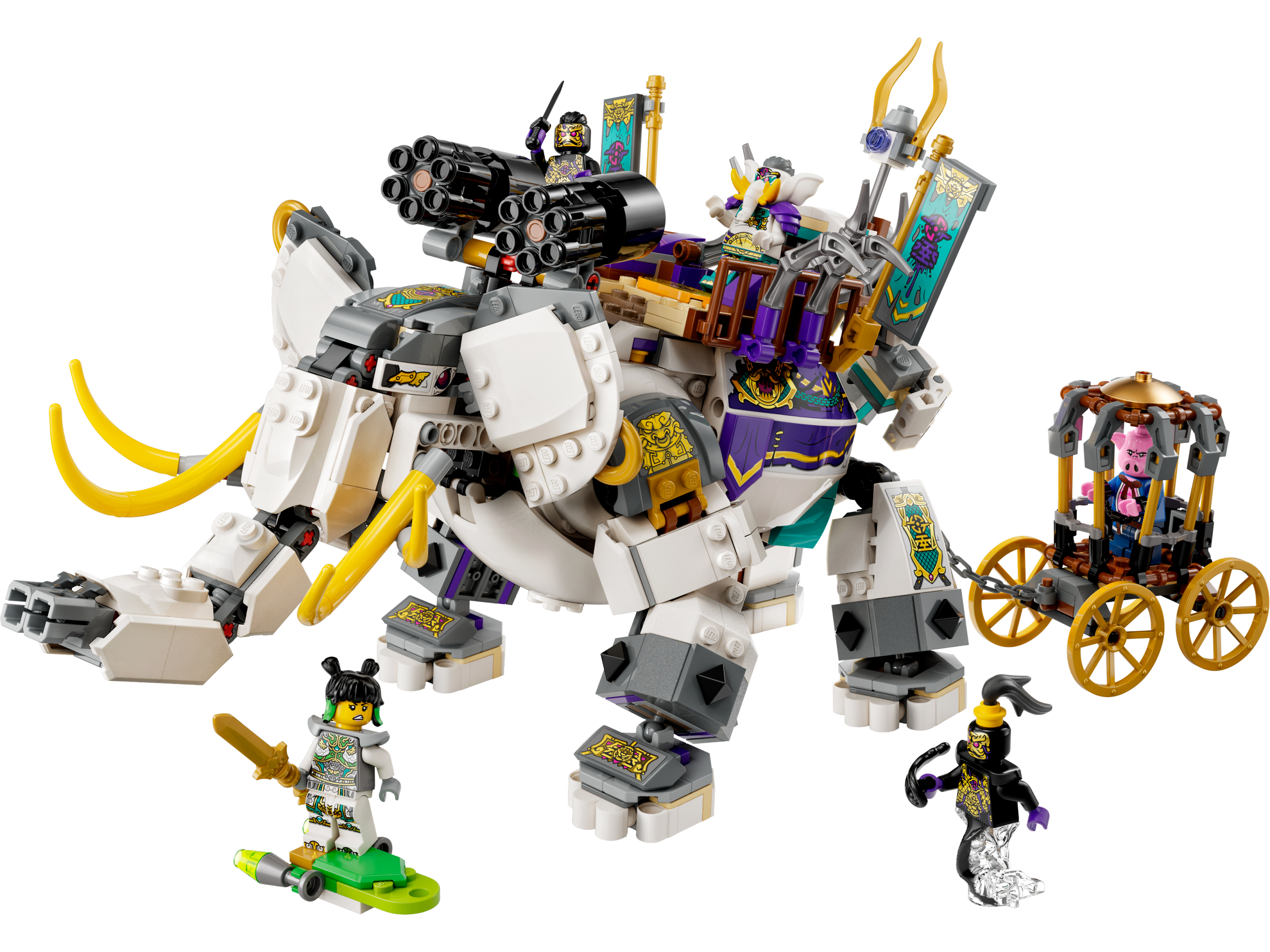 LEGO set 80043-1 Yellow Tusk Elephant - Image 1