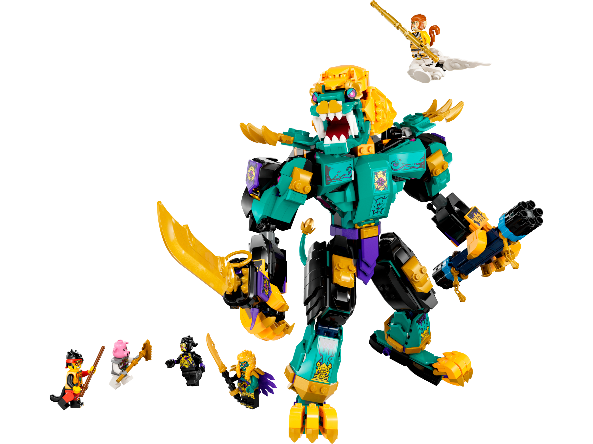 LEGO set 80048-1 The Mighty Azure Lion - Image 1