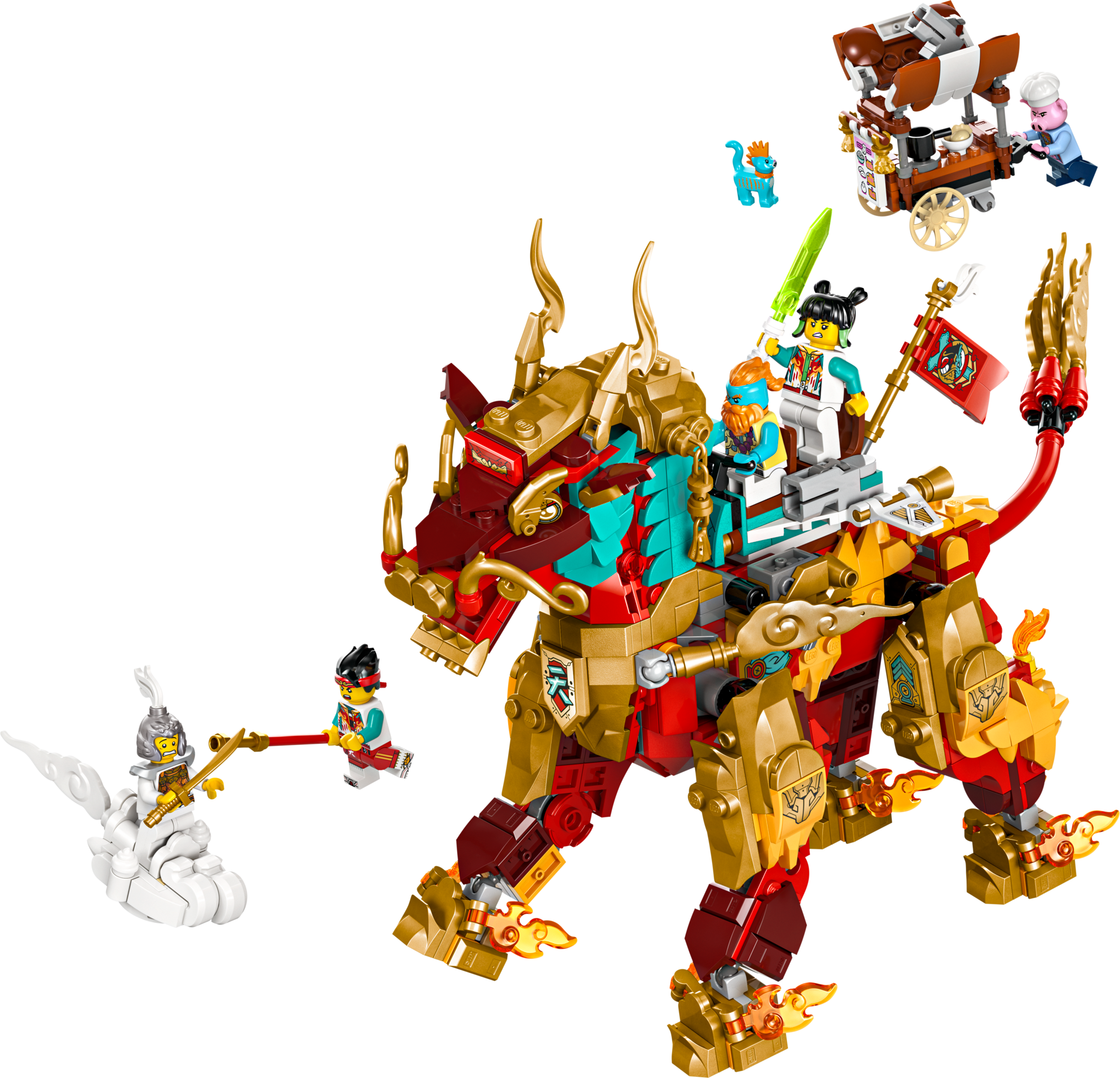 LEGO set 80066-1 Mythical Creature Qilin - Image 1