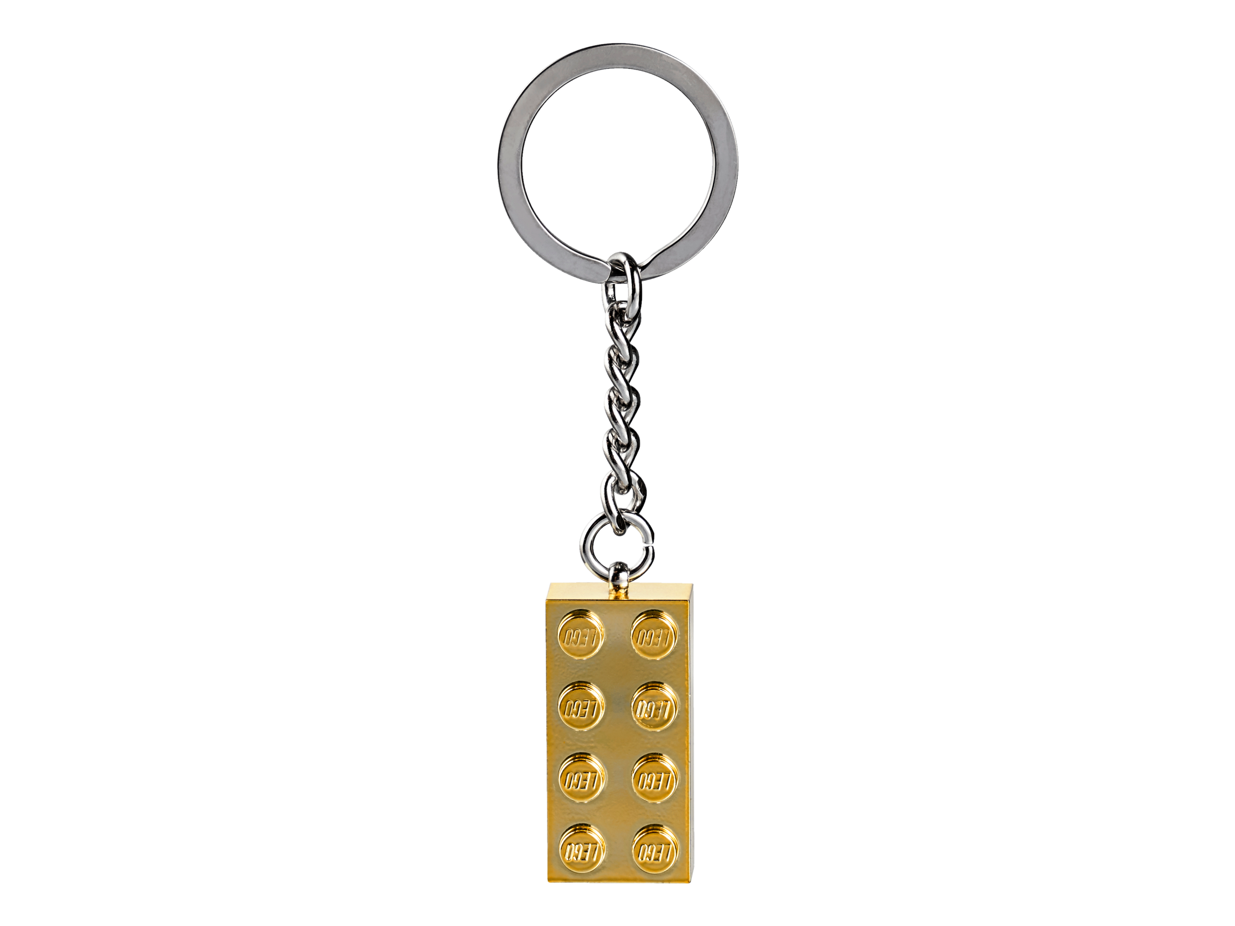 LEGO set 850808-1 Chrome Gold Brick Key Chain - Image 1