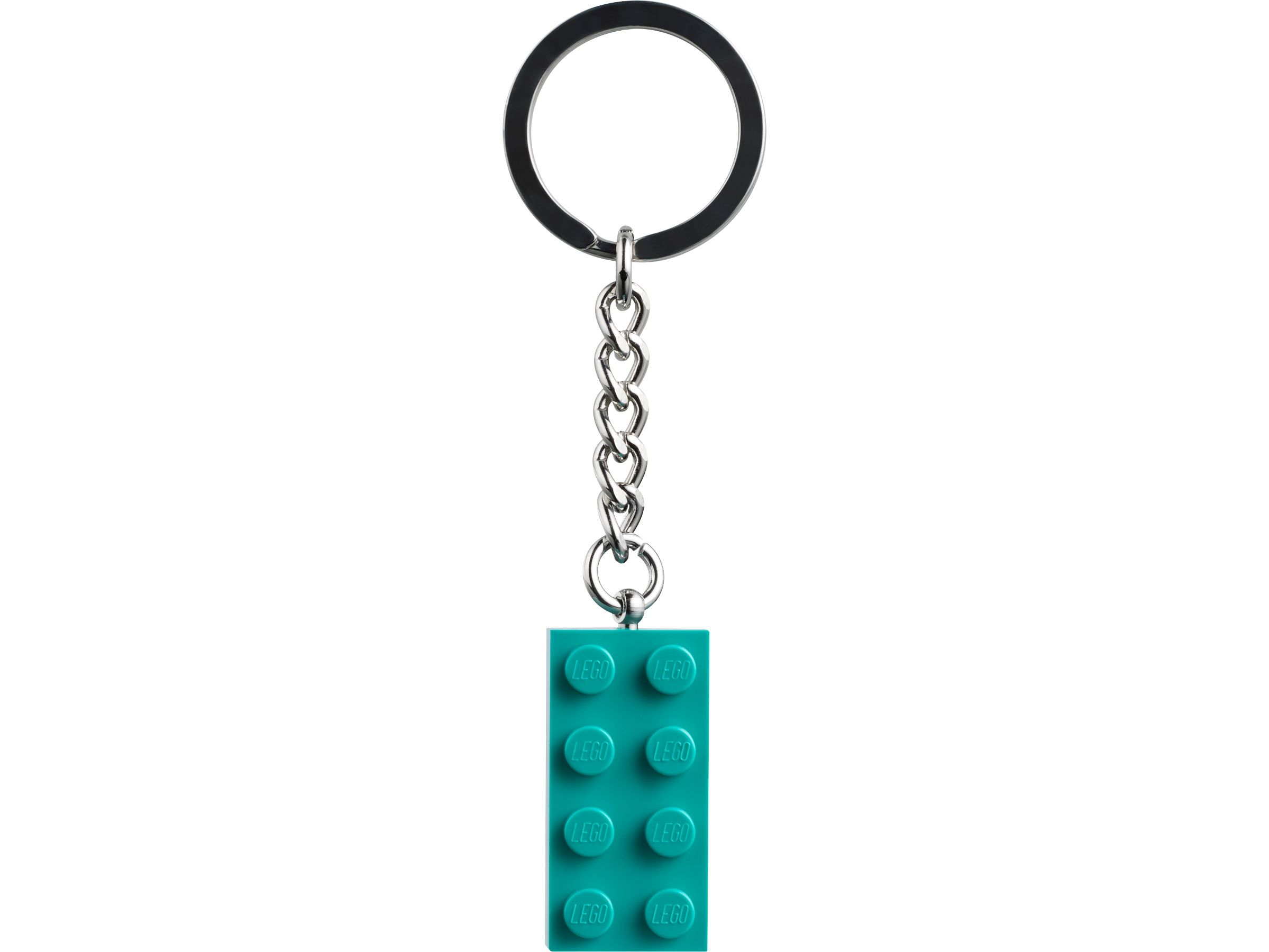 LEGO set 854303-1 Dark Turquoise Brick Key Chain - Image 1