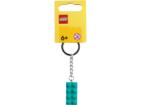 LEGO set 854303-1 Dark Turquoise Brick Key Chain - Image 2