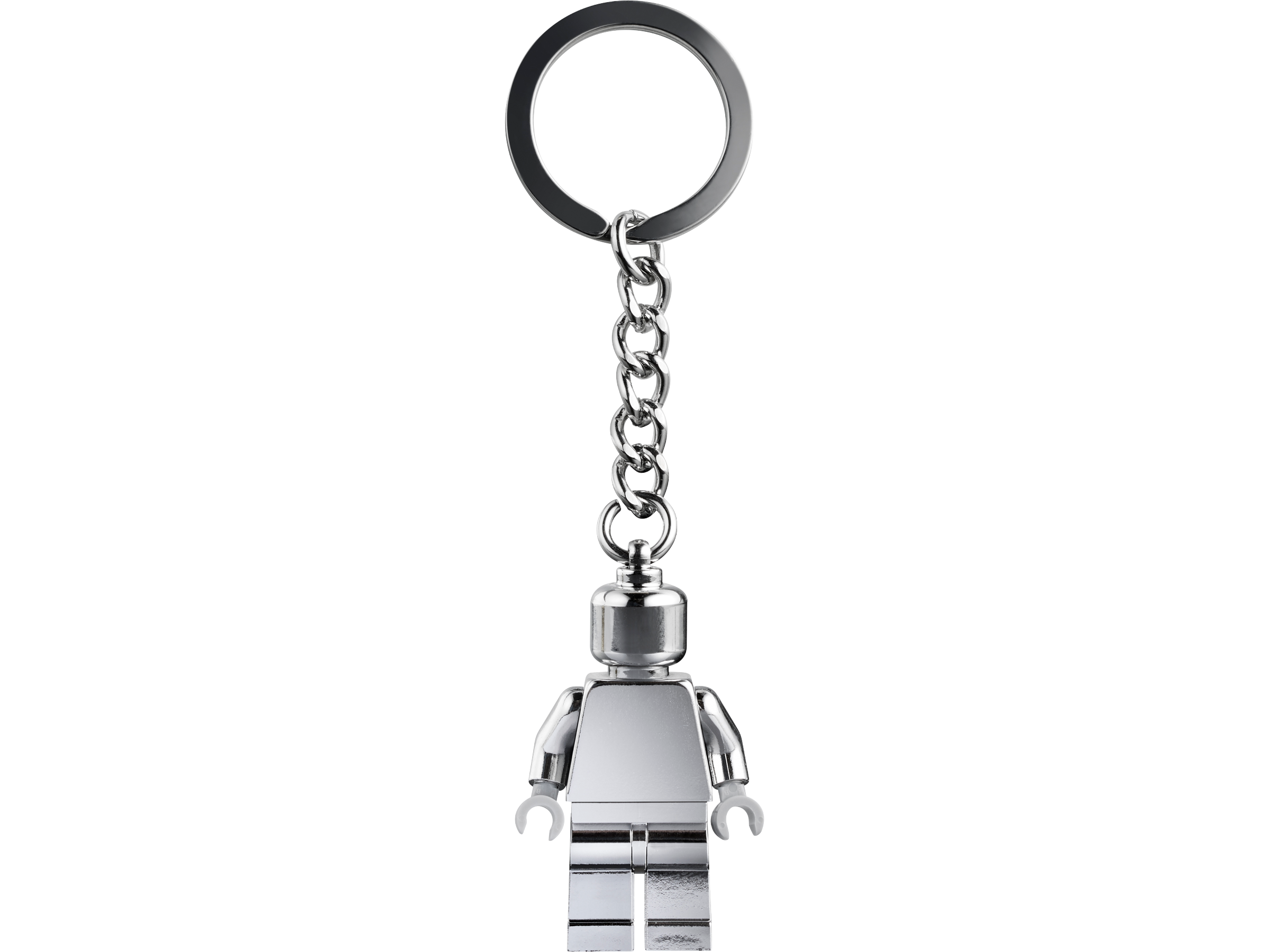 LEGO set 854305-1 Silver Minifigure Keychain - Image 1